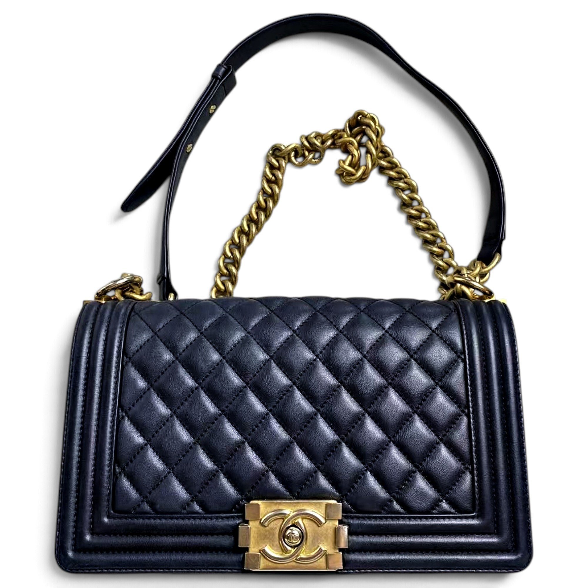 Boy leather crossbody bag