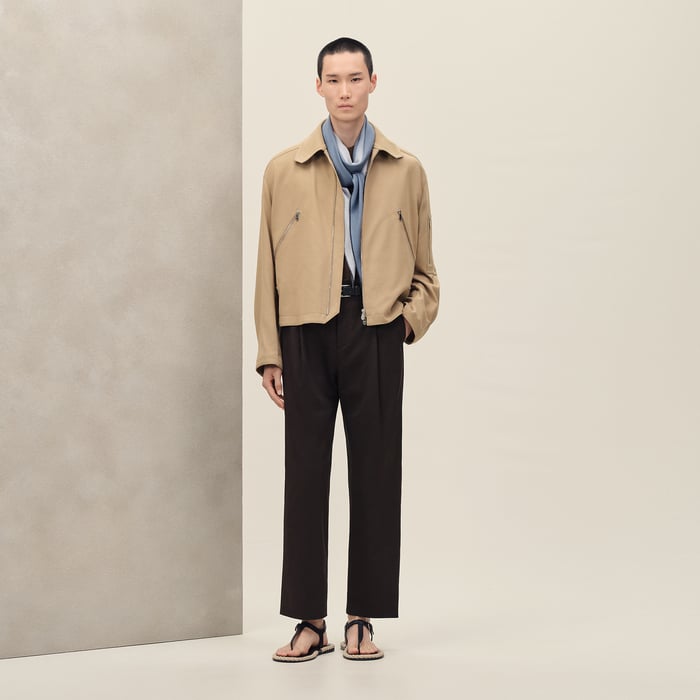Kraft Zipped Straight Cut Jacket