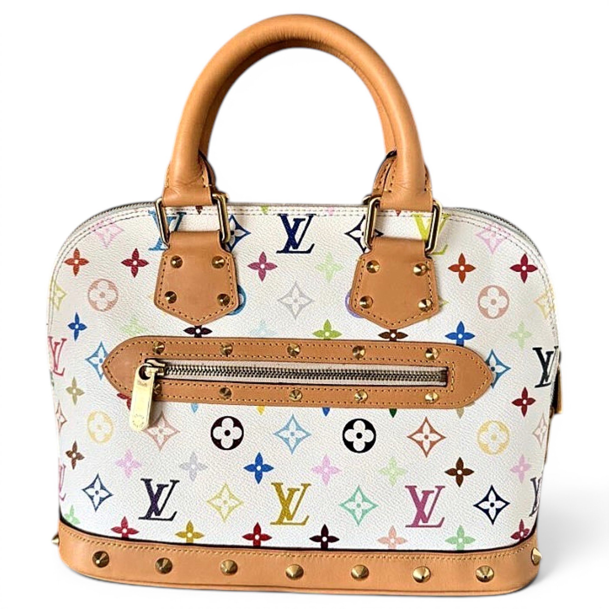Alma leather handbag