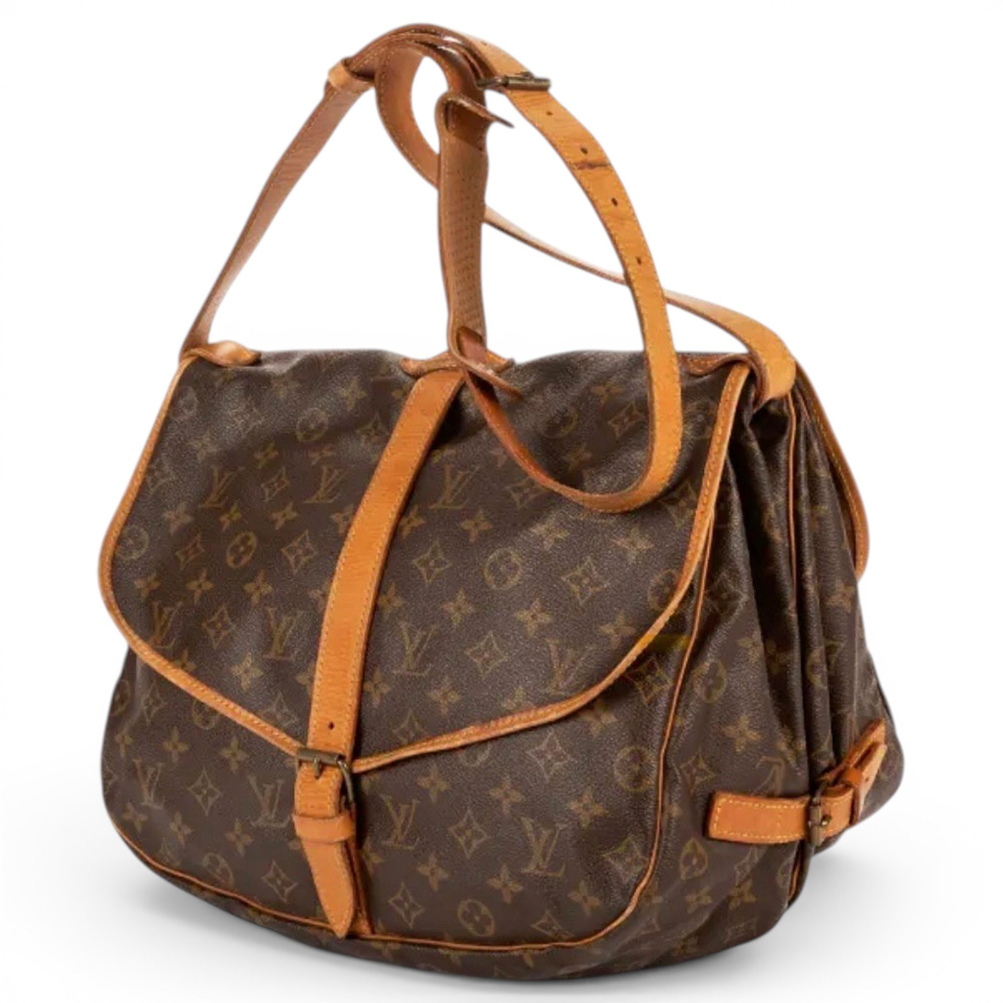 Saumur leather crossbody bag