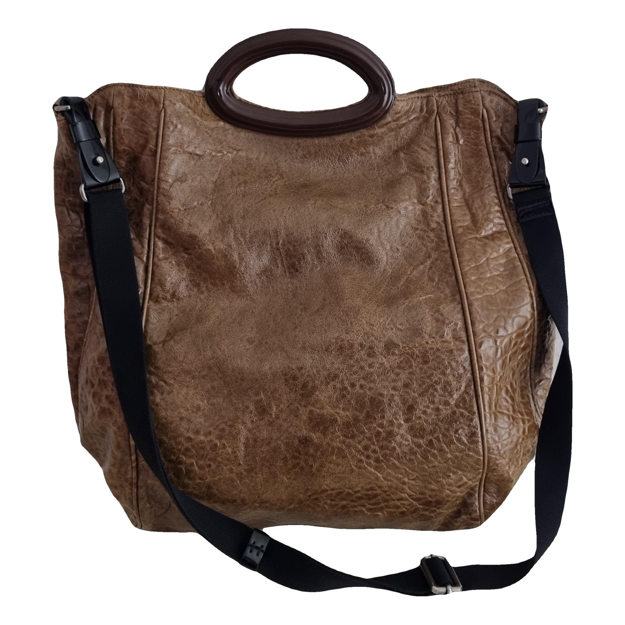 Leather tote