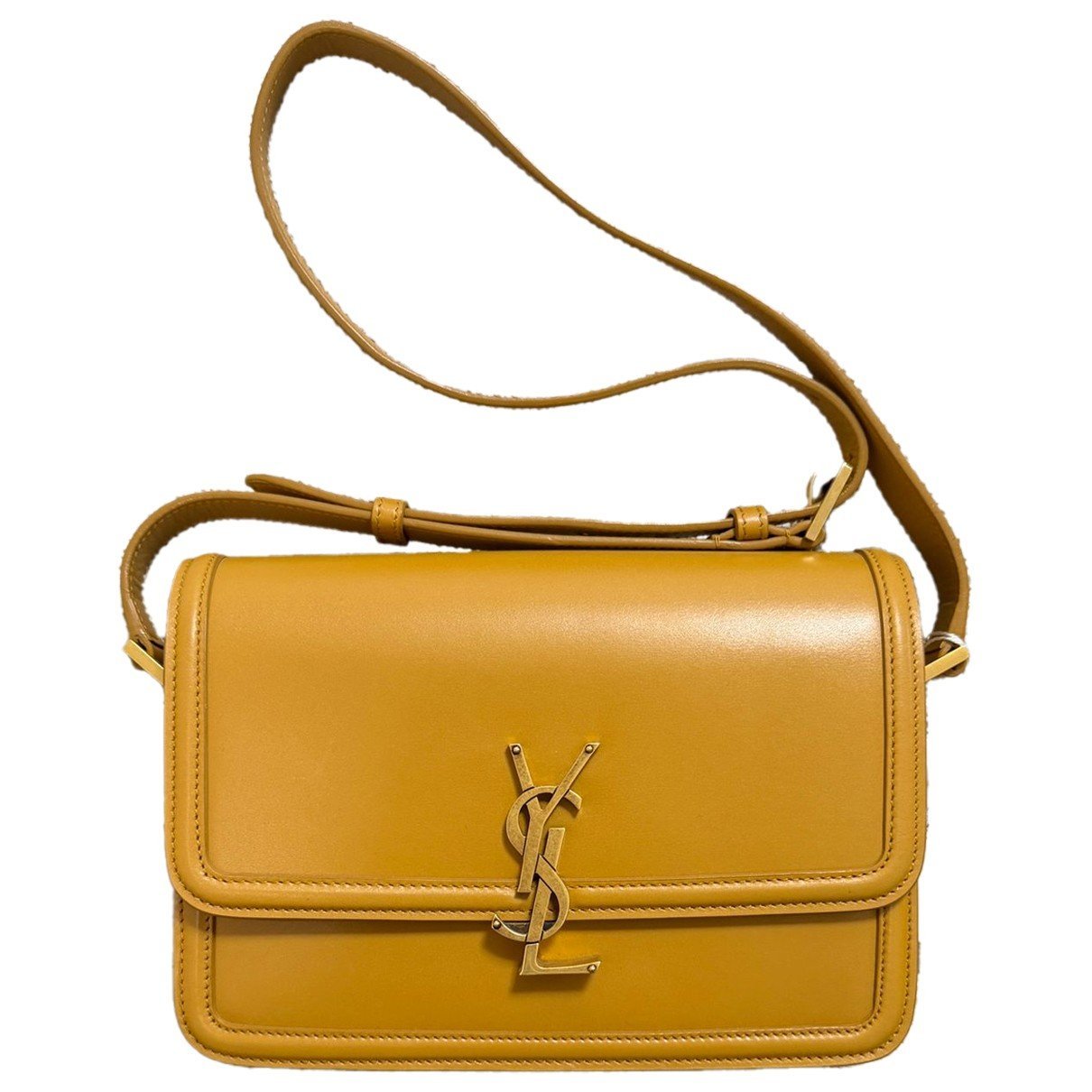 Solférino leather handbag