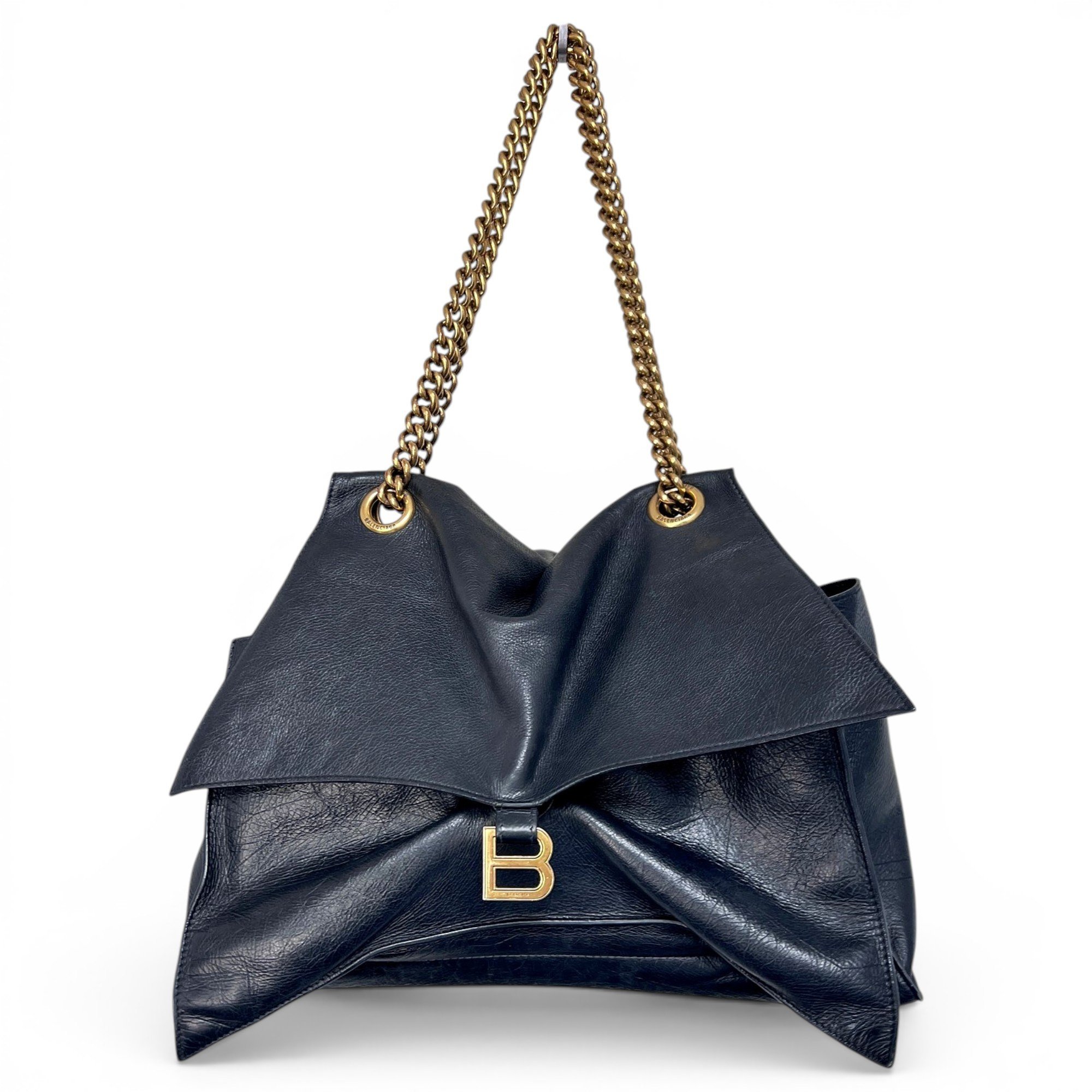 Balenciaga Crush leather handbag