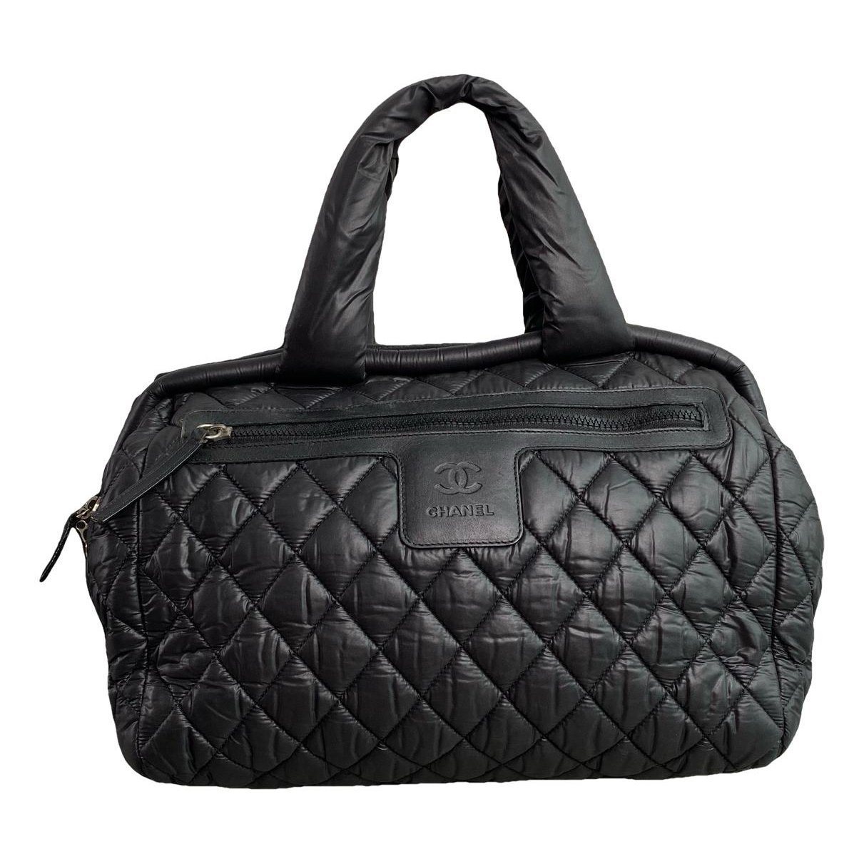Cocoon leather handbag