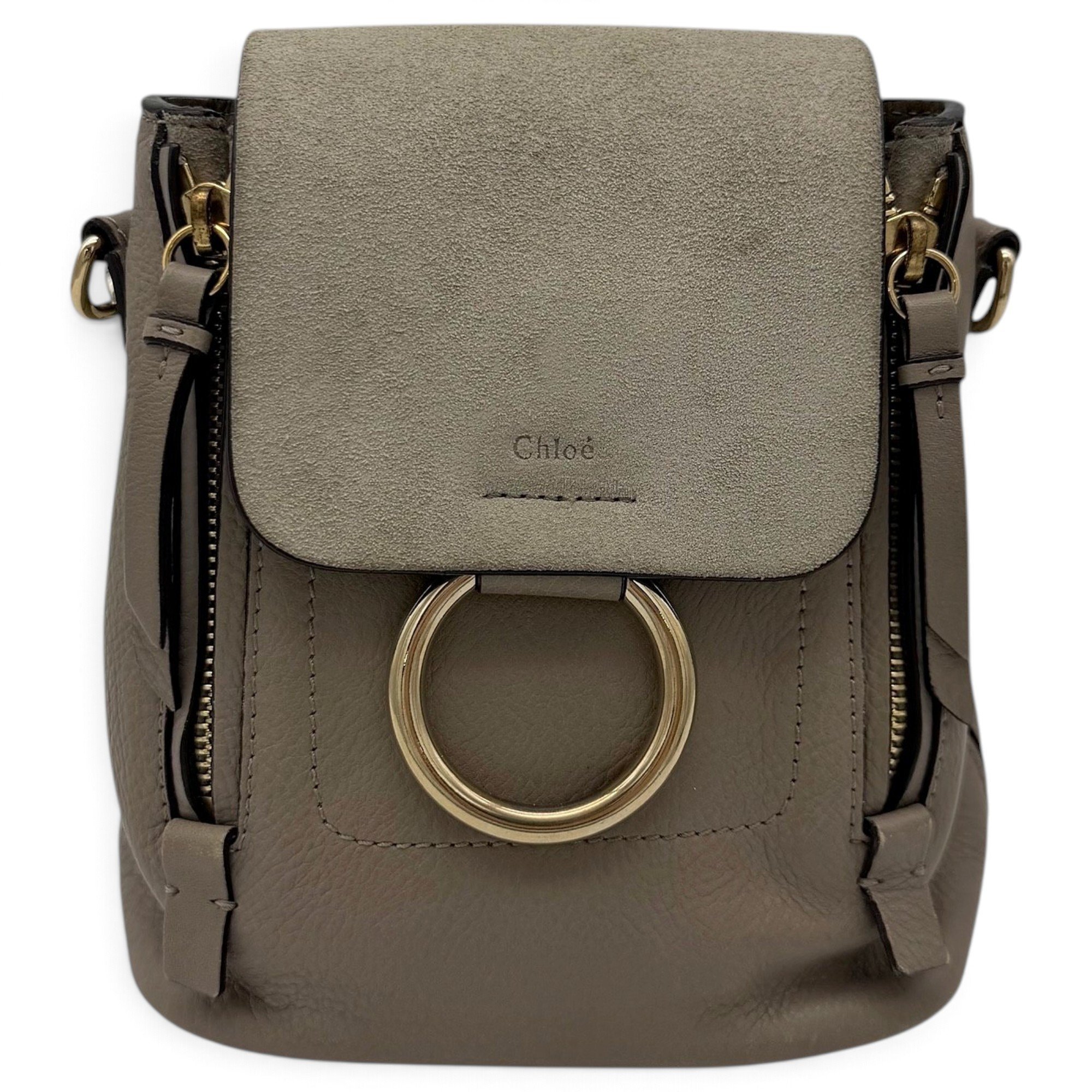 Faye leather backpack