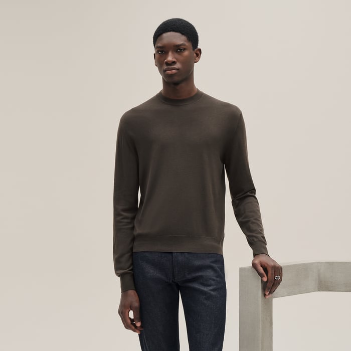 Café "Detail H" Crewneck Sweater