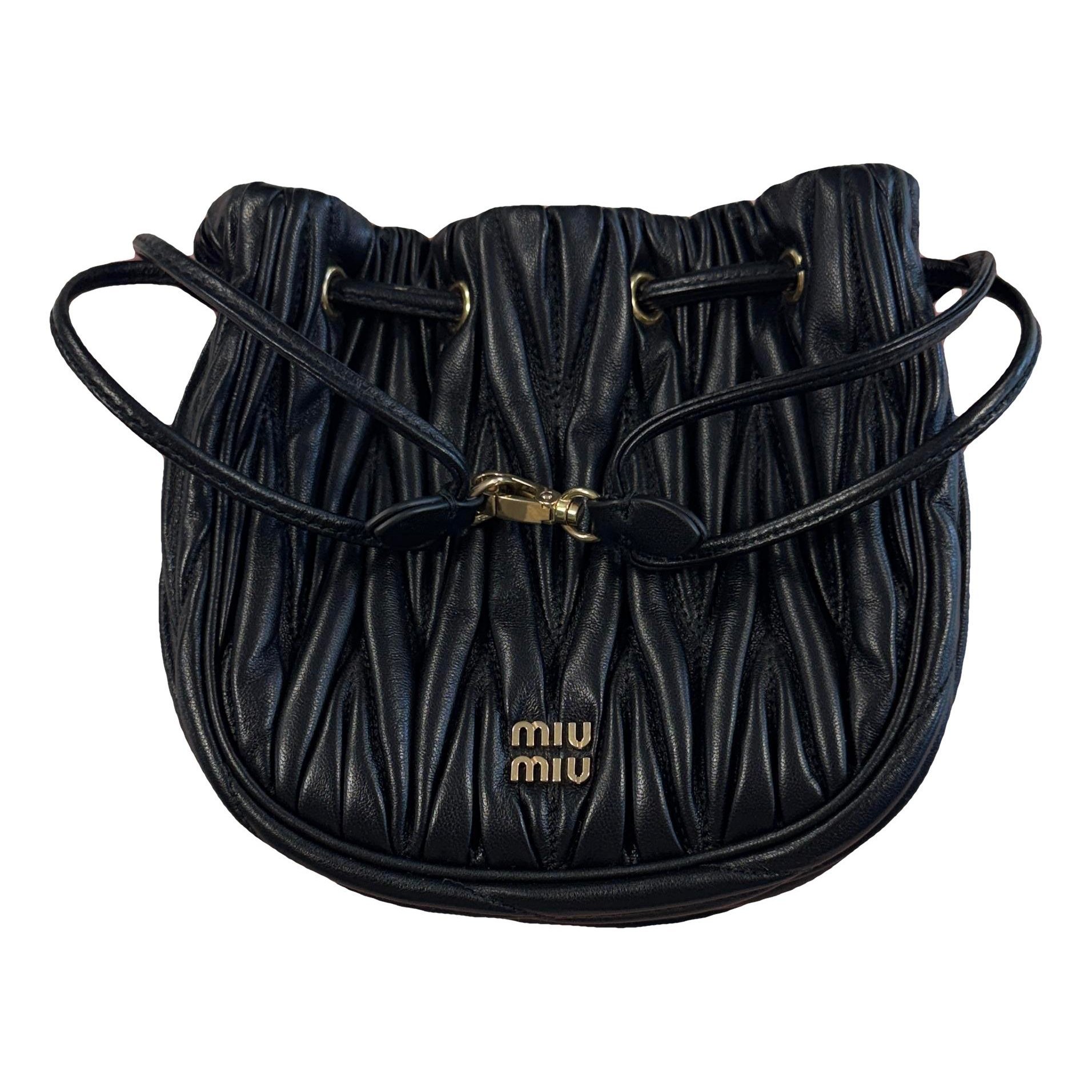 Leather clutch bag