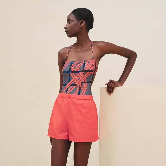 Rouge Cinétique Beach Shorts