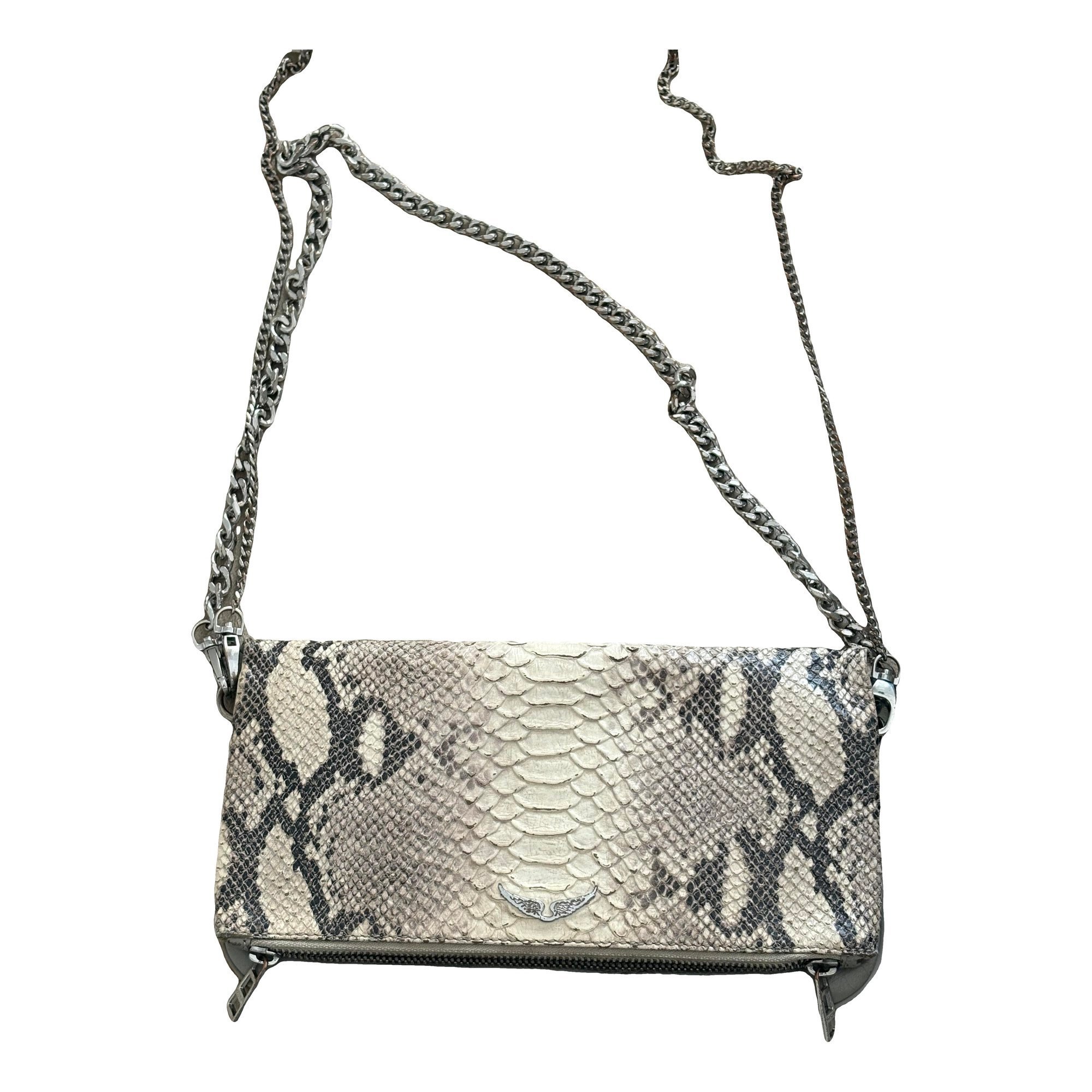 Rock leather crossbody bag