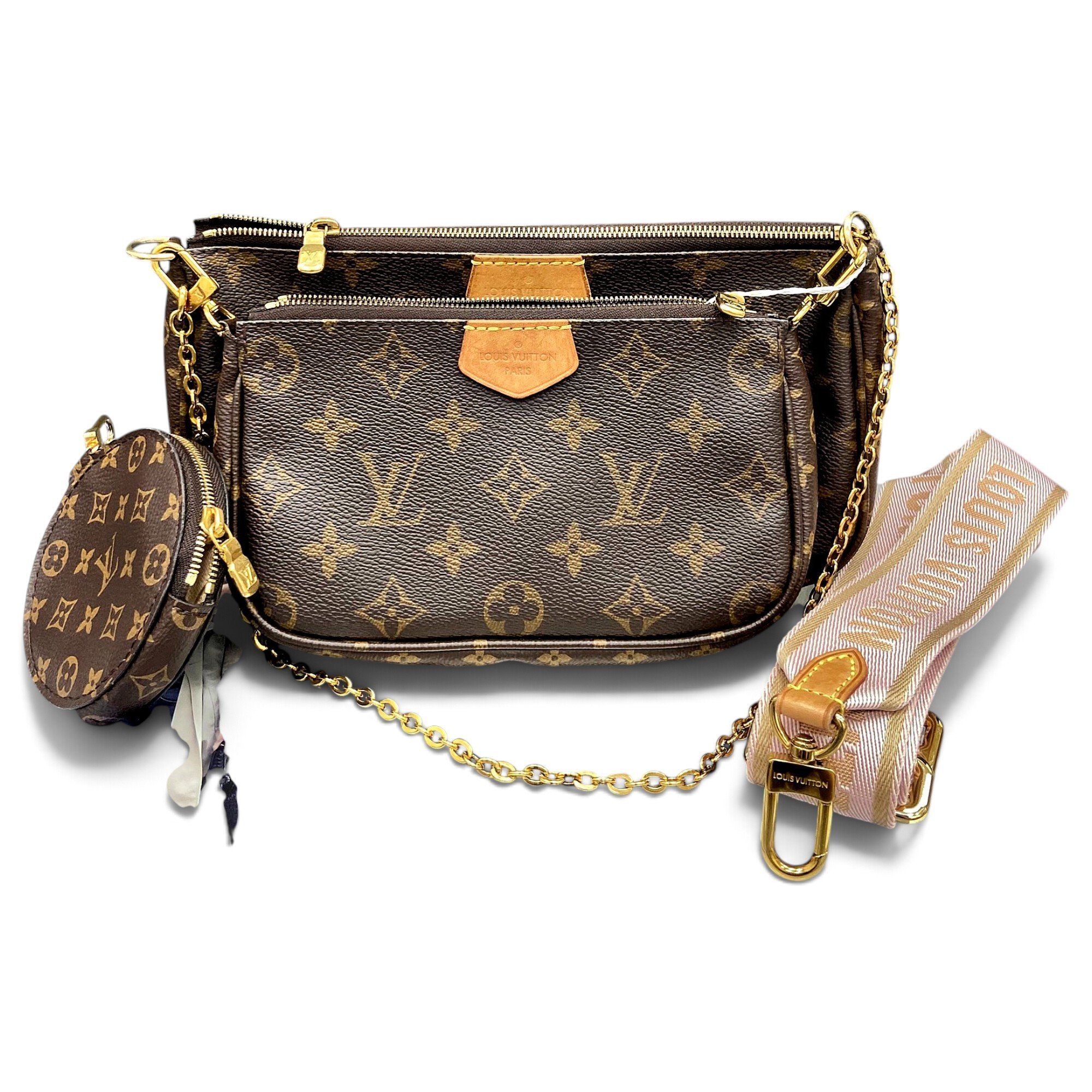Multi Pochette Accessoires leather handbag