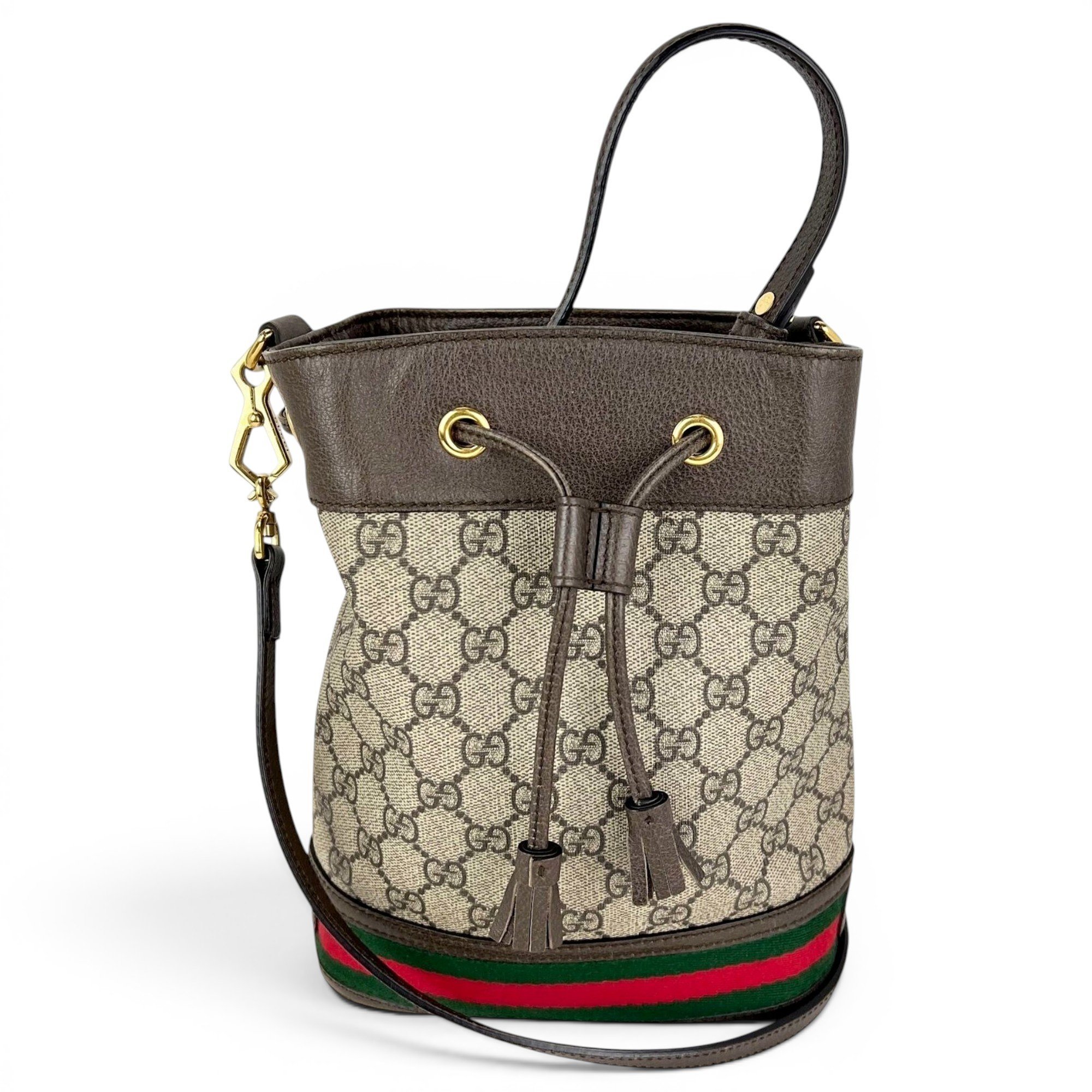 Ophidia Bucket leather satchel