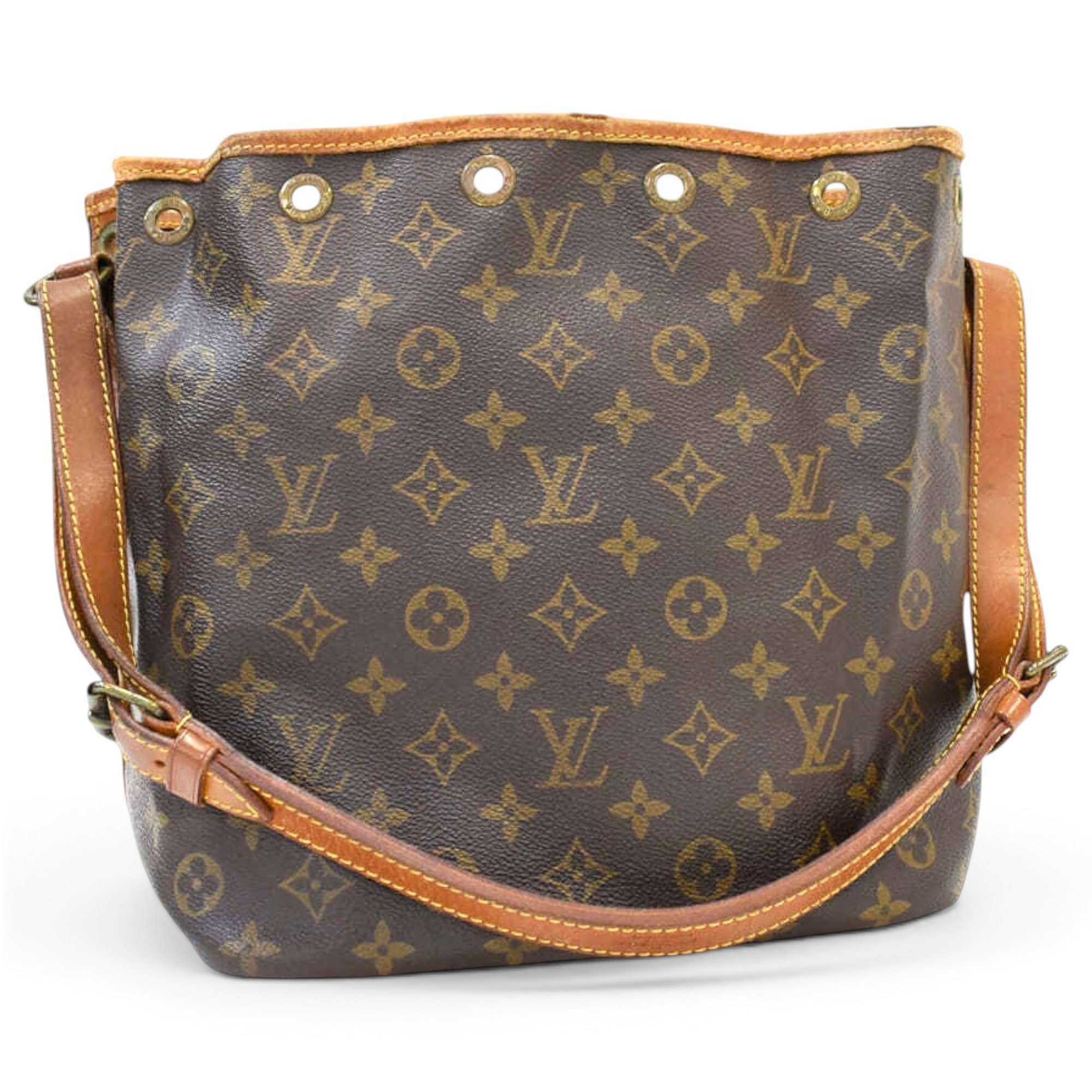 Noé leather crossbody bag