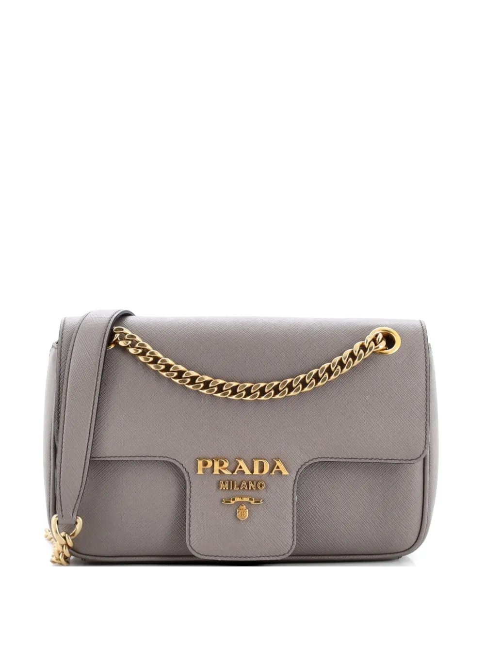 Pattina Flap Shoulder Bag Saffiano Leather Small crossbody bag