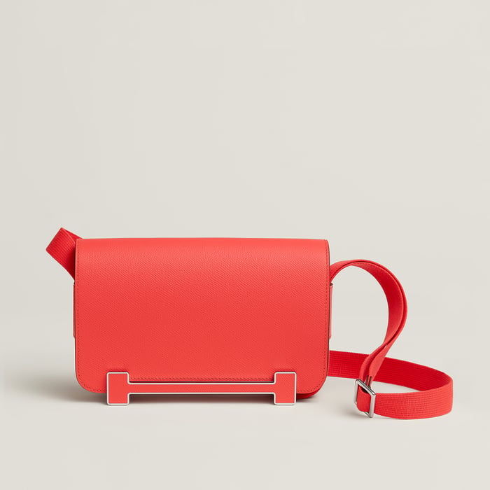로즈 텍사스 Hermès Geta 슬림 백
