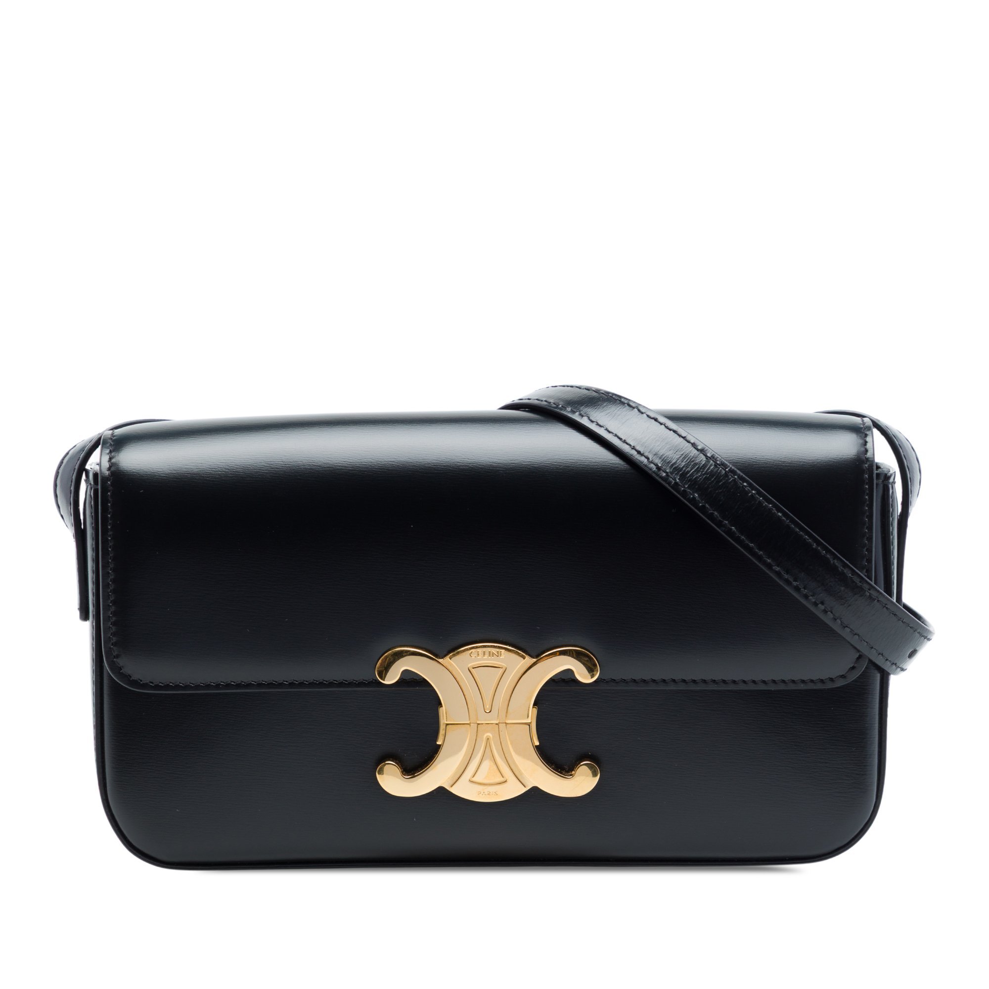 Triomphe leather handbag