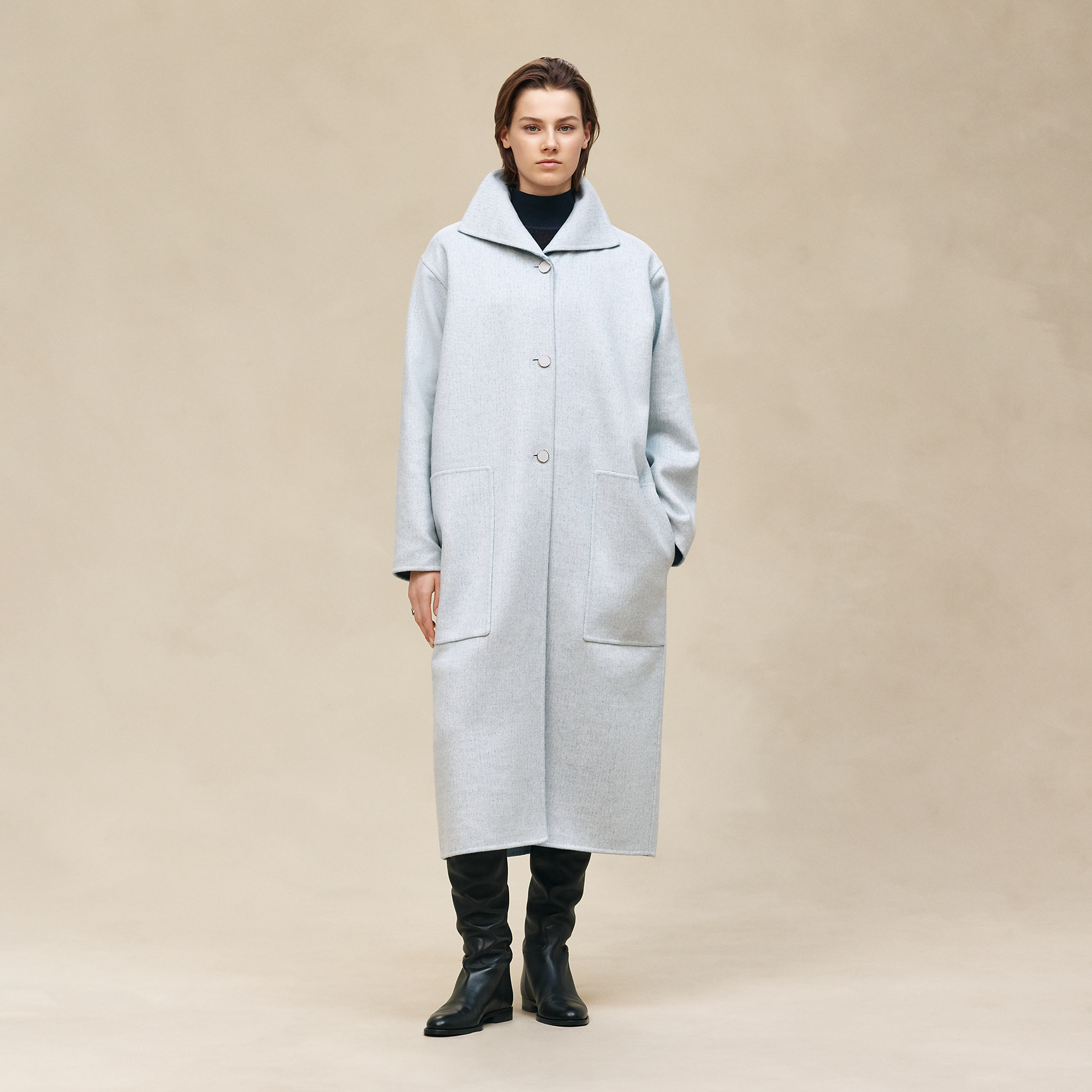Long cashmere coat