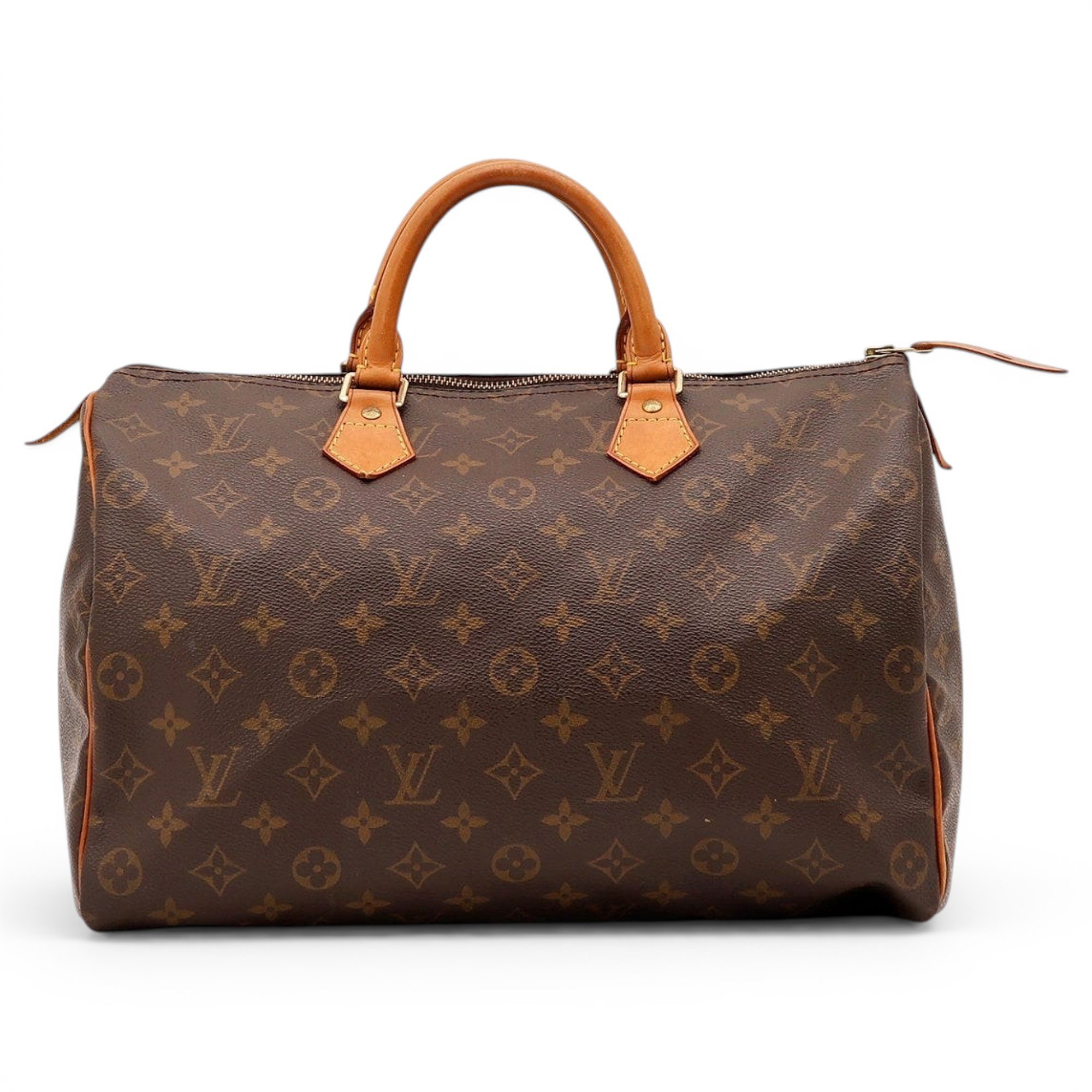 Speedy leather handbag
