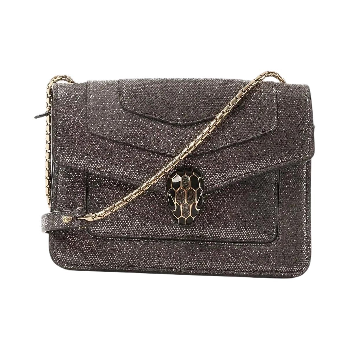 Serpenti leather crossbody bag