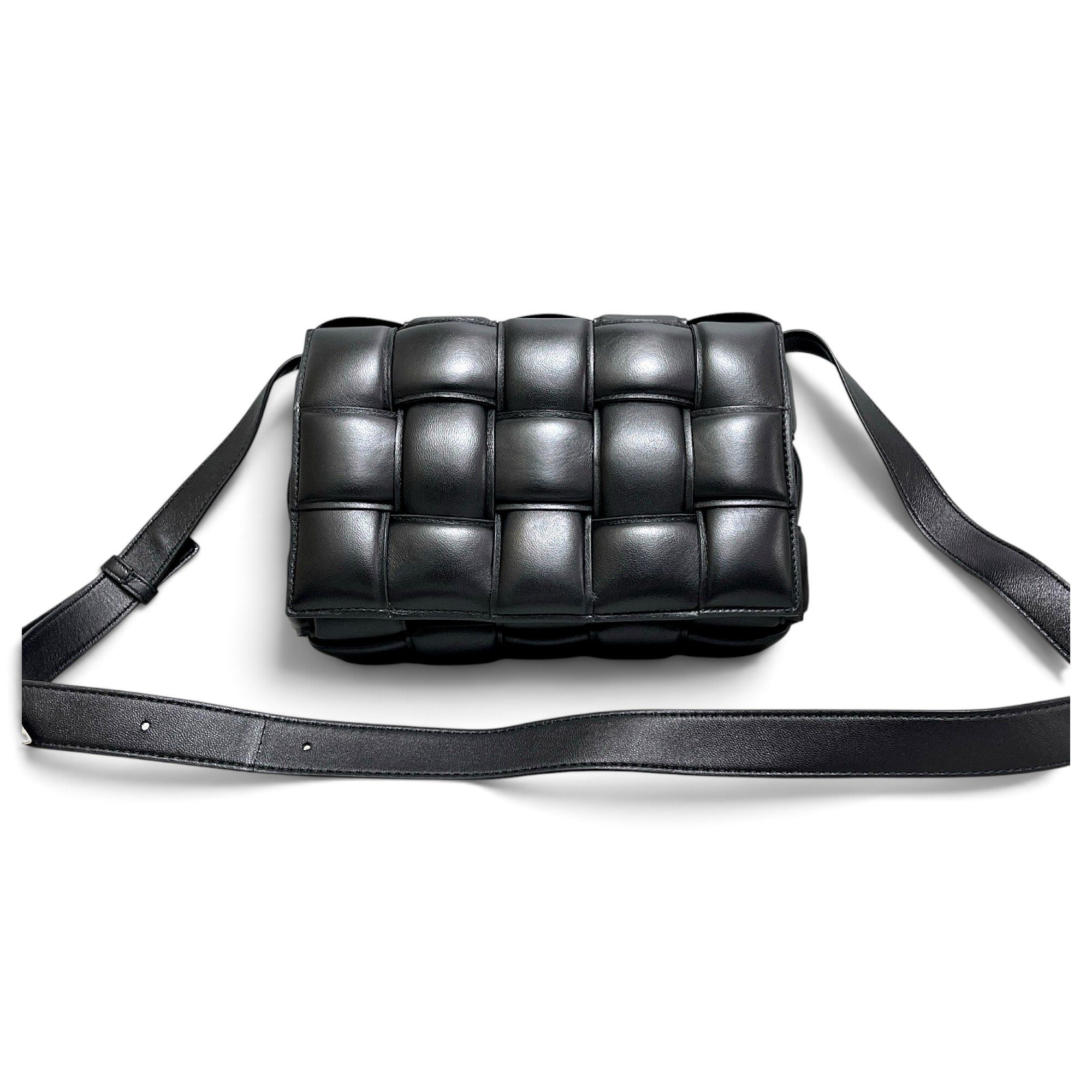 Cassette Padded leather crossbody bag