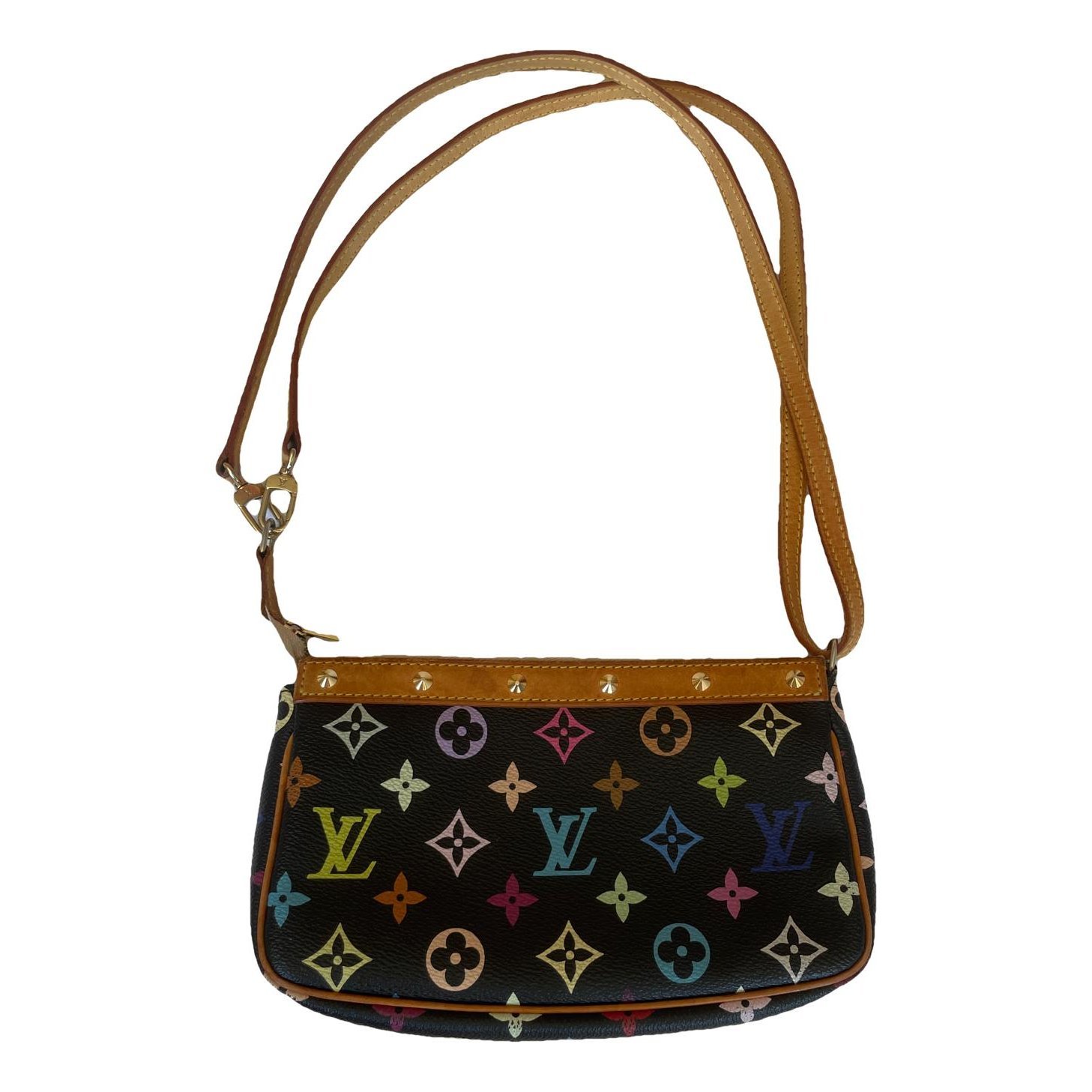 Pochette Accessoire leather handbag