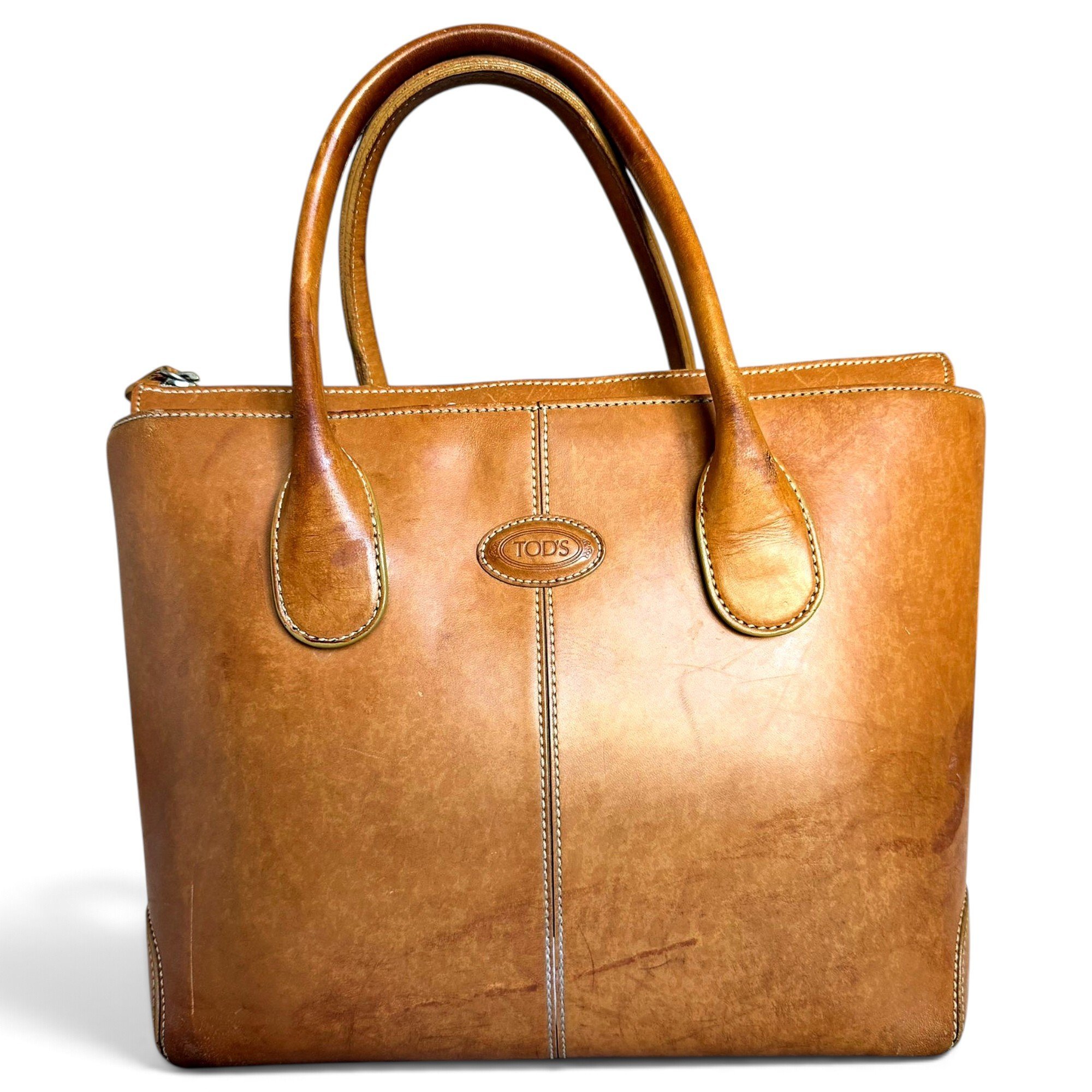 D Bag leather handbag