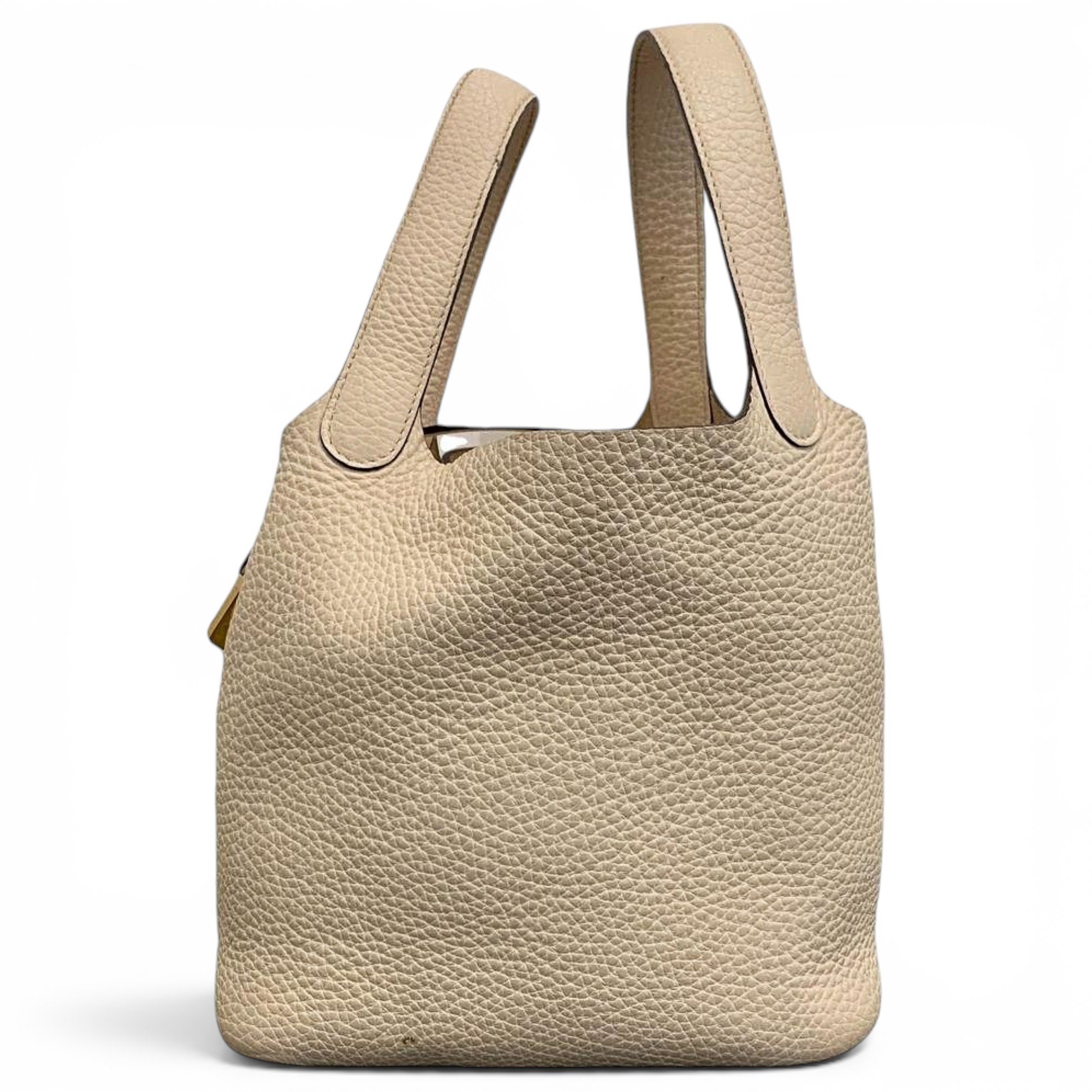 Picotin leather handbag