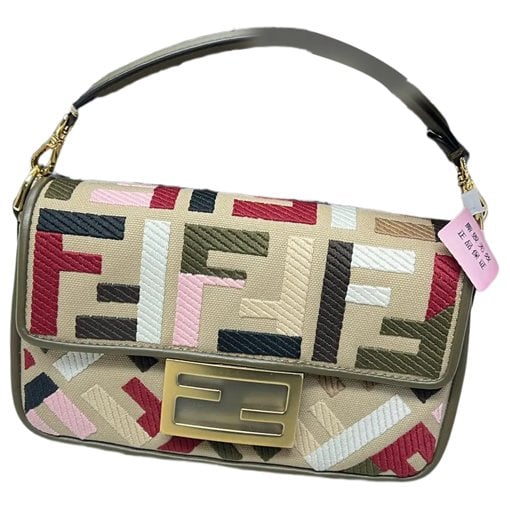 Baguette leather handbag