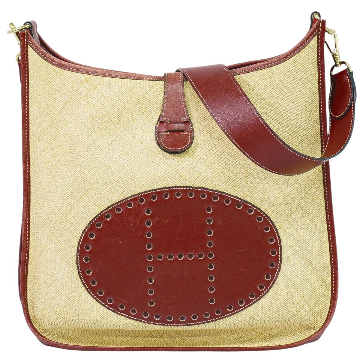 Evelyne leather handbag