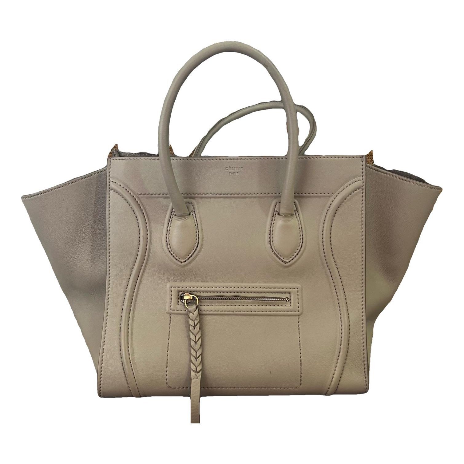 Luggage leather handbag