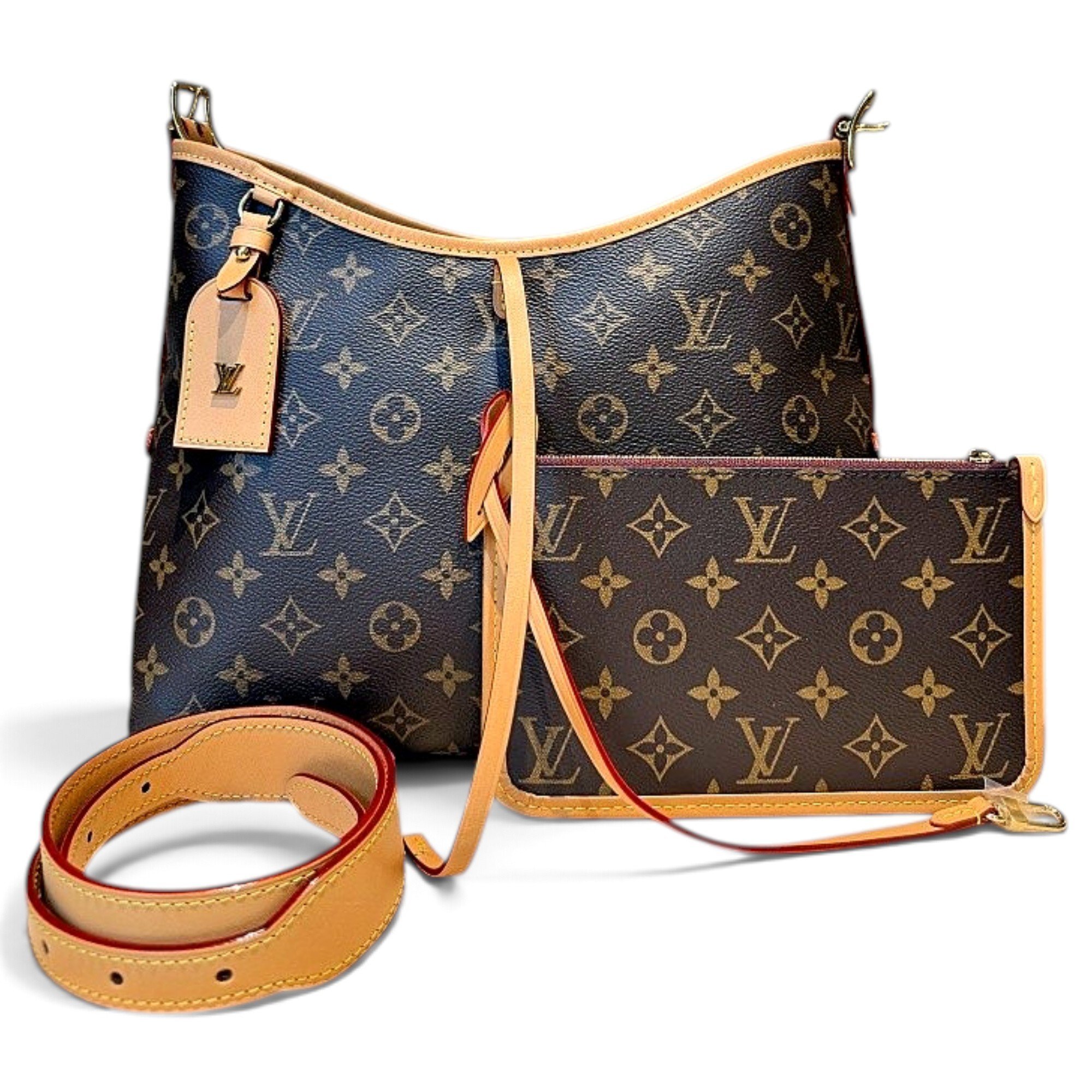 Carry All leather crossbody bag