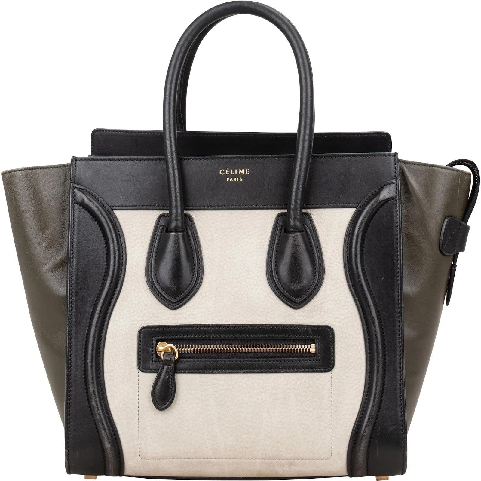 Luggage leather handbag