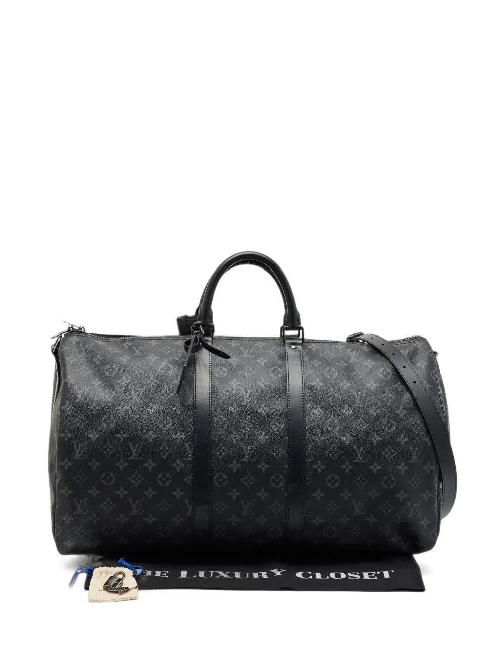 2019 Keepall Bandoulière Monogram-Eclipse duffel bag