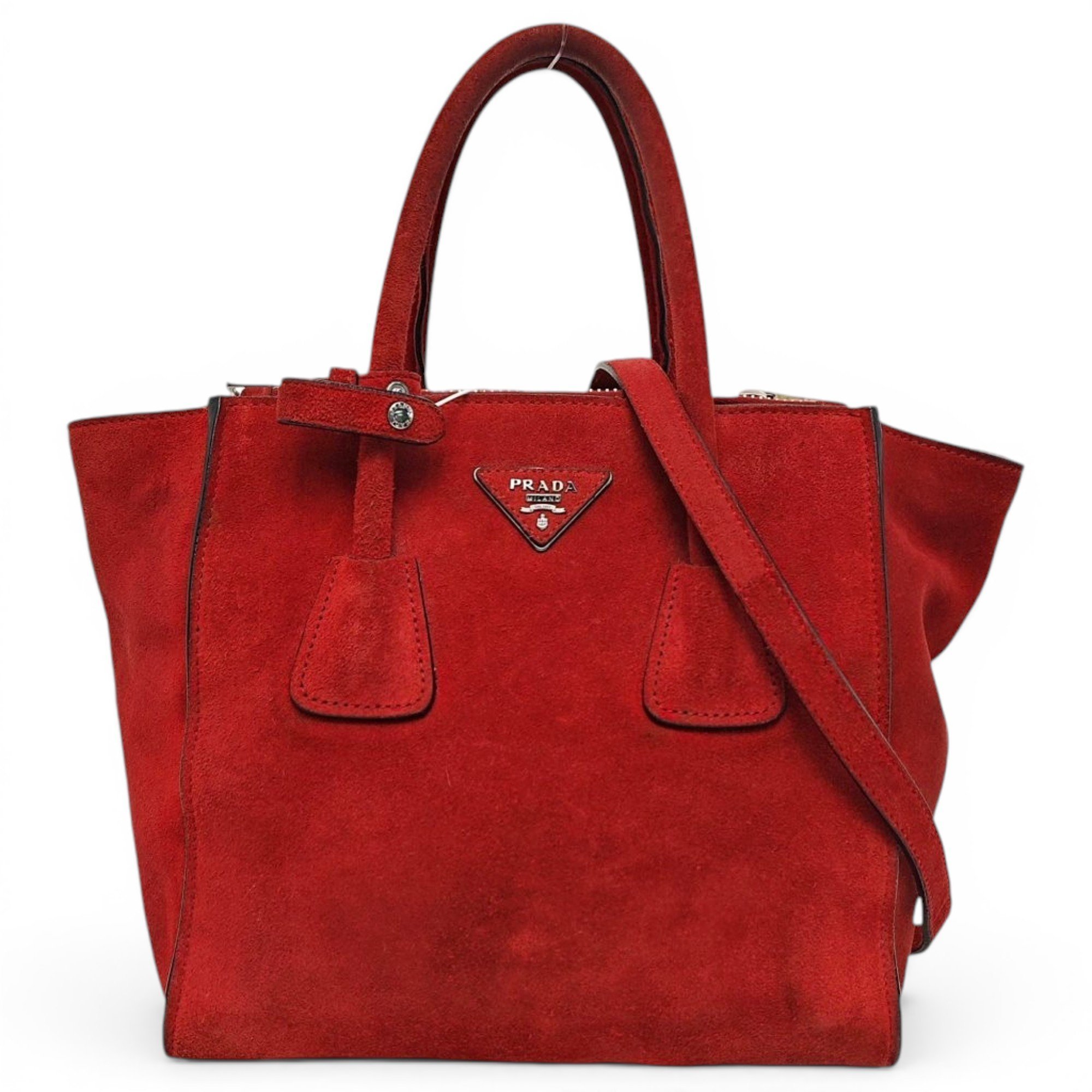 Velvet handbag