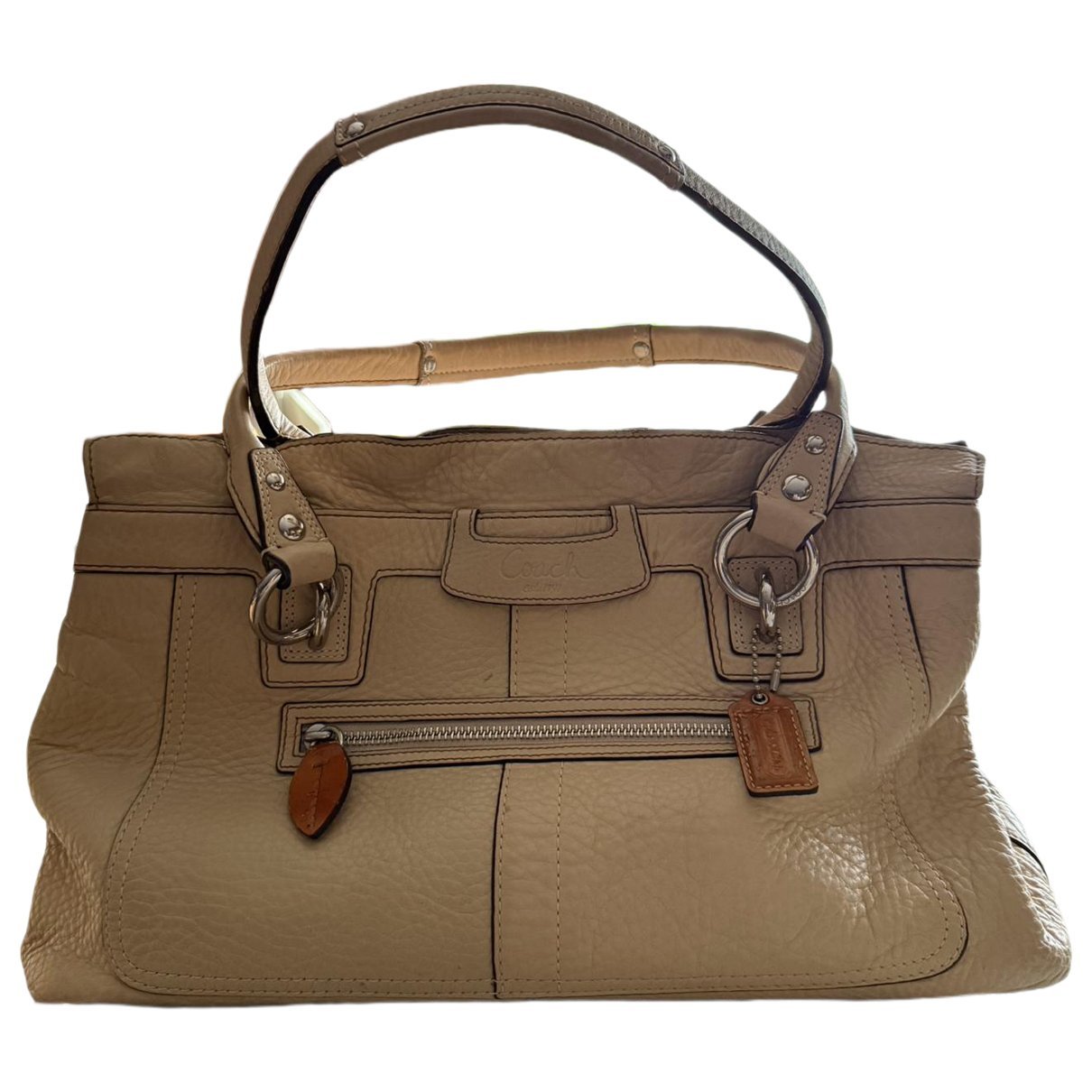 Leather tote