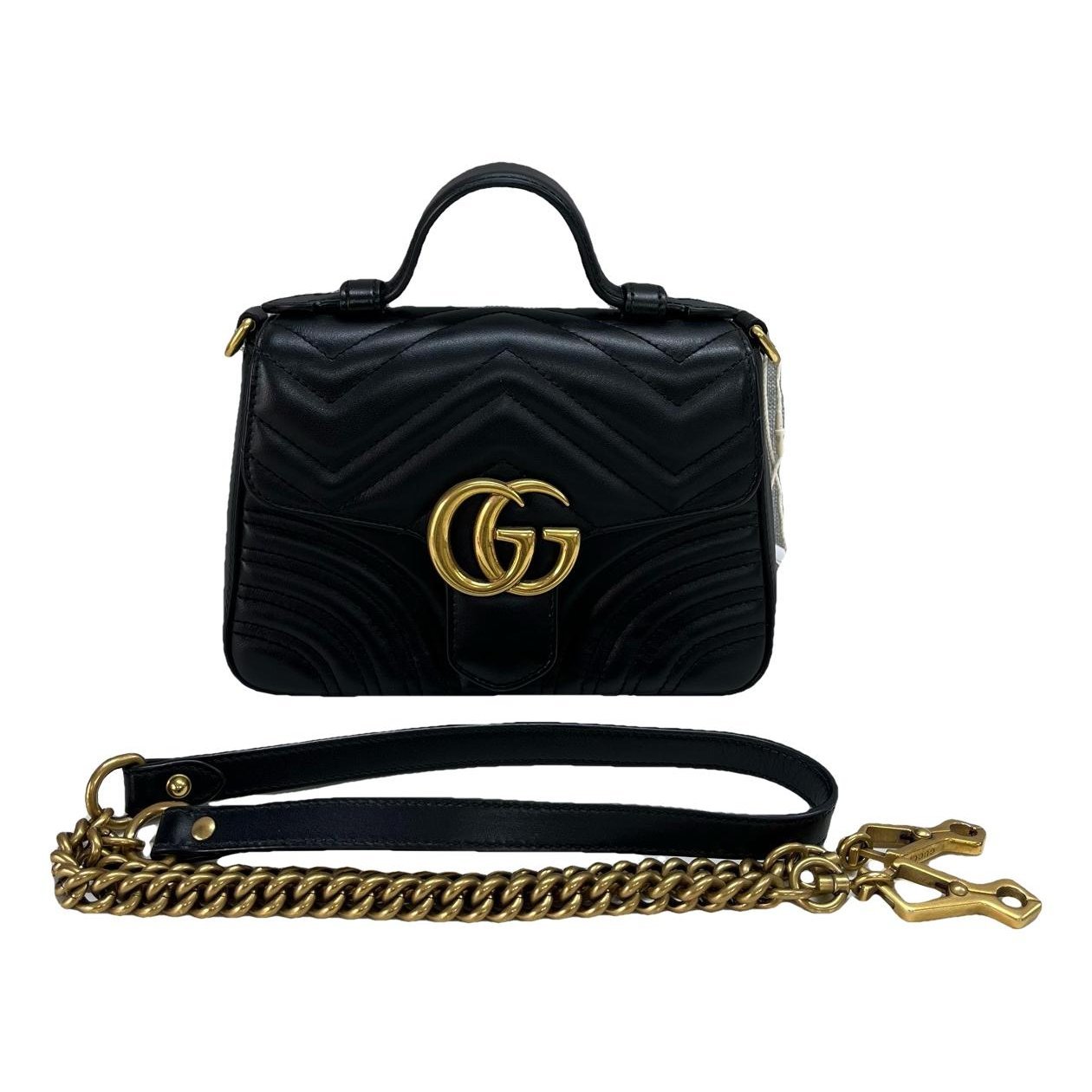 GG Marmont Flap leather handbag