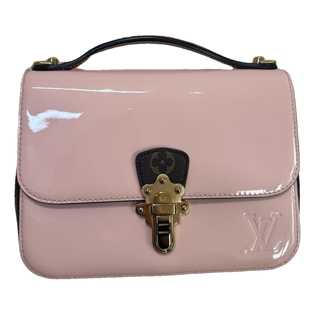 Cherrywood leather handbag