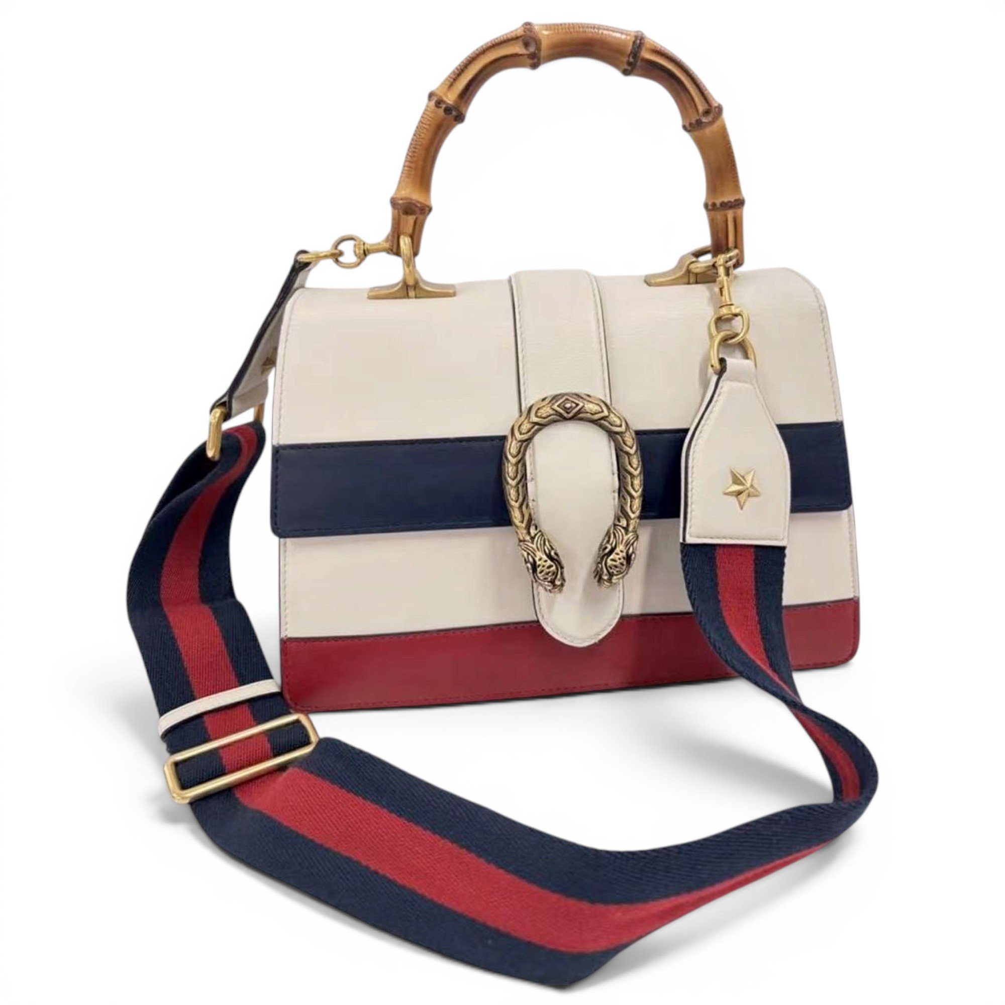 Dionysus Bamboo leather tote