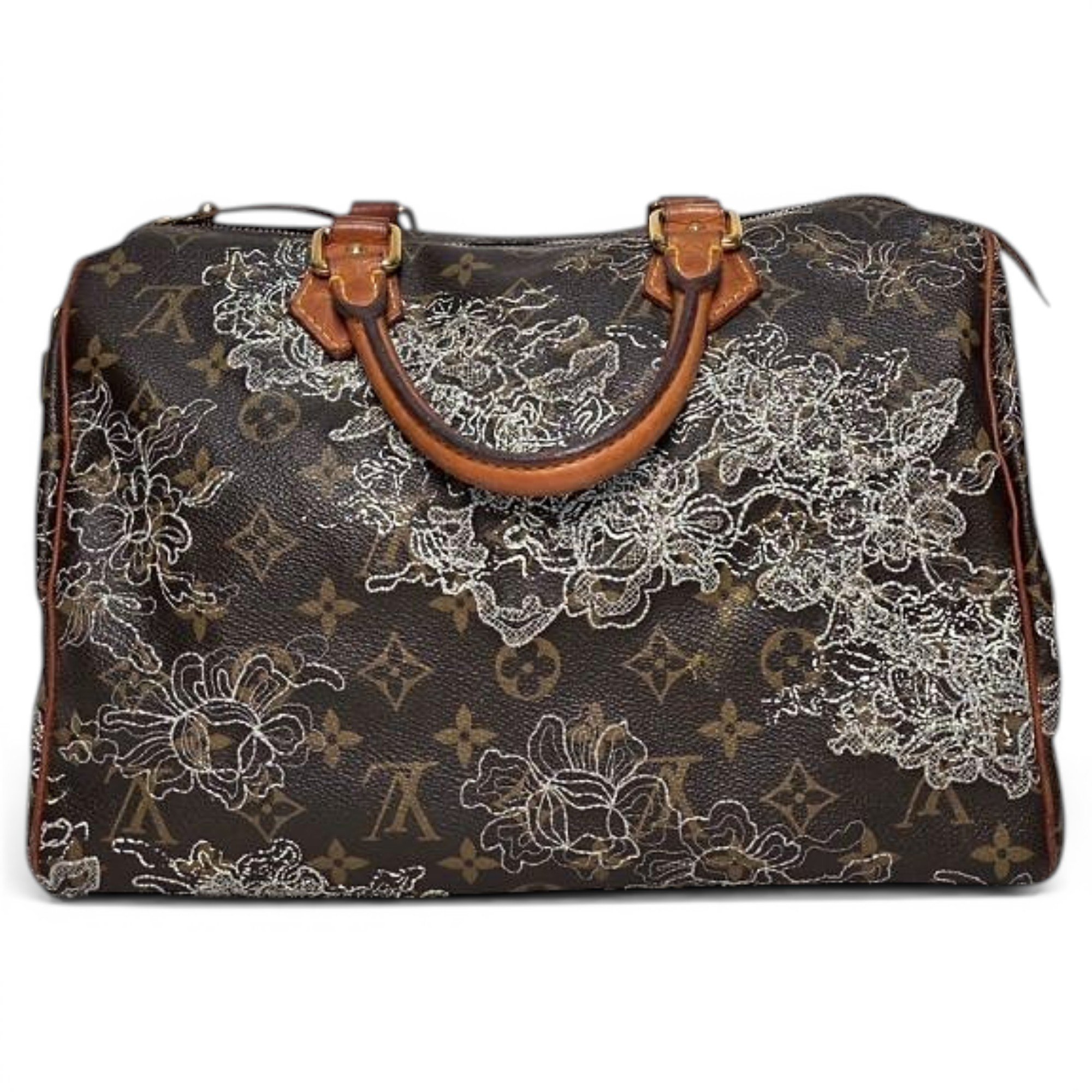 Speedy leather handbag