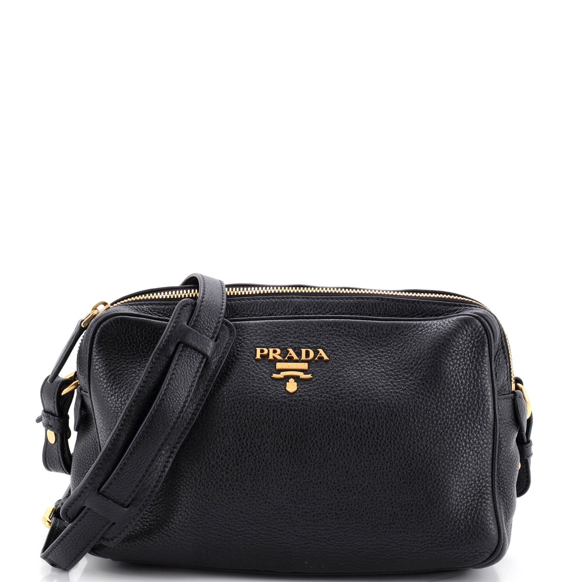 Double Zip Camera Bag Vitello Phenix Medium