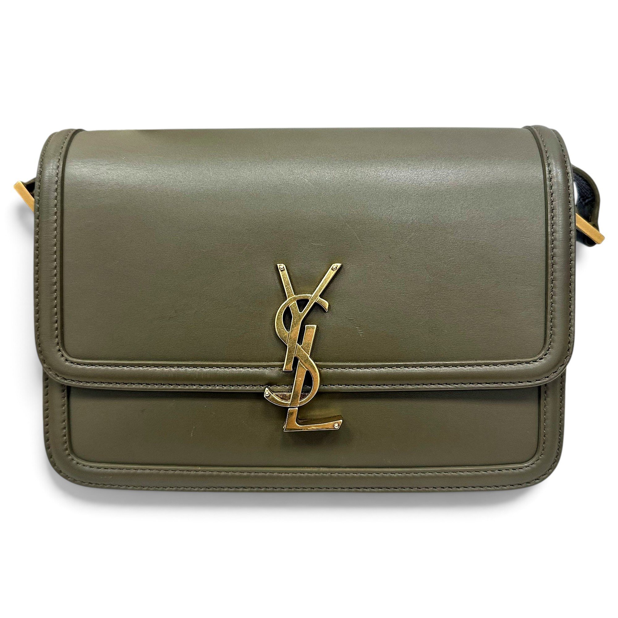 Solférino leather handbag