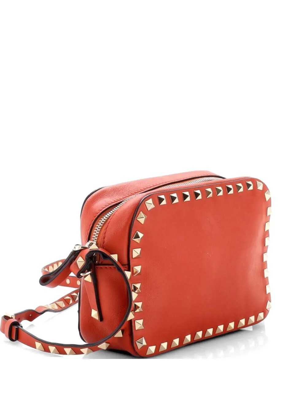 Rockstud Camera Leather crossbody bag