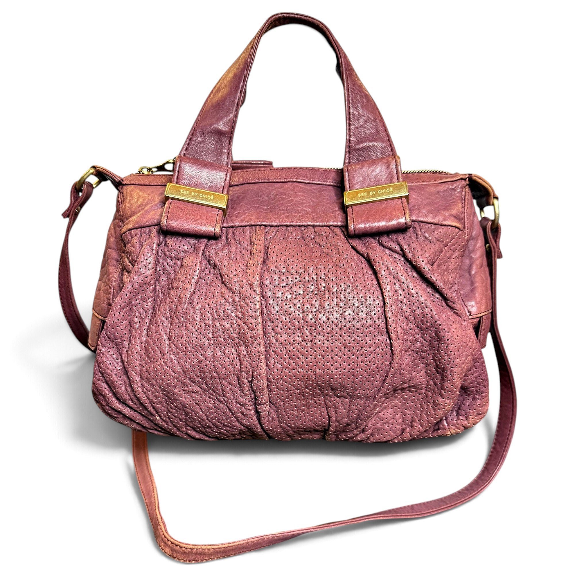 Leather handbag