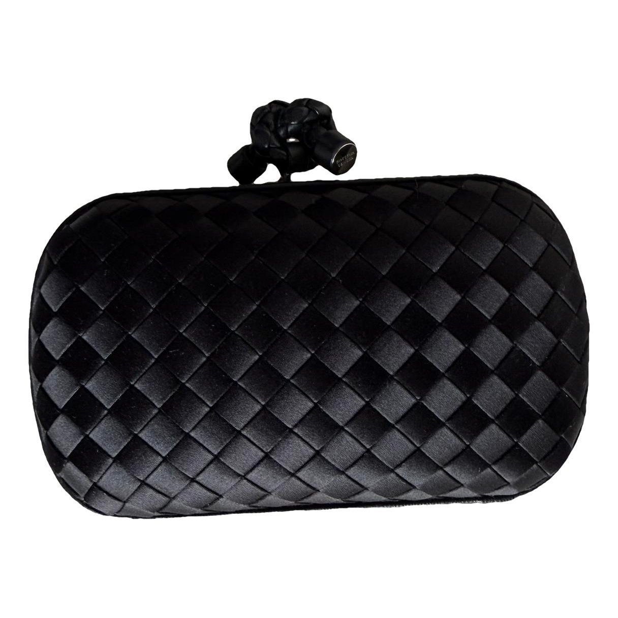 Pochette Knot silk clutch bag