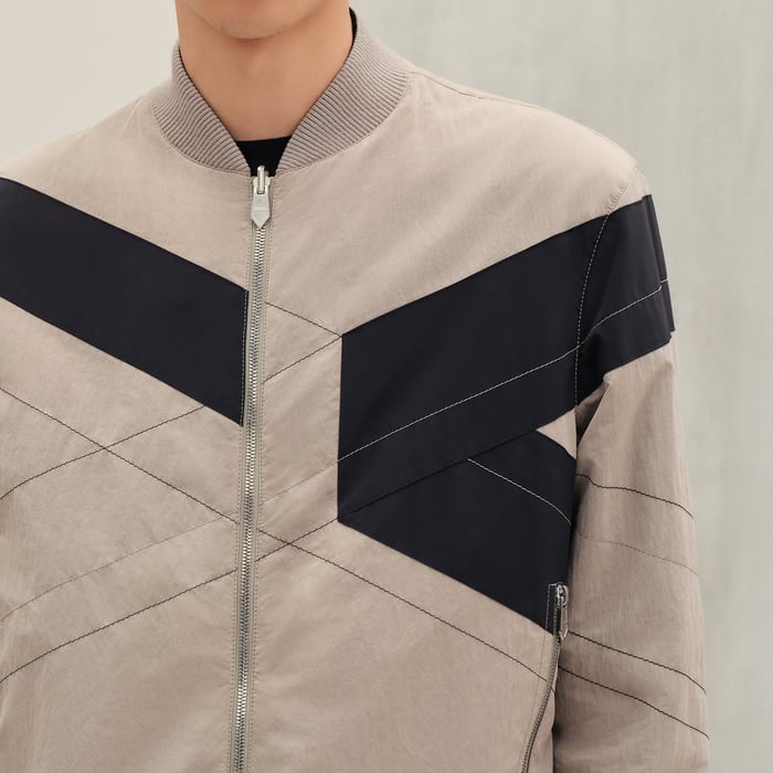 Galet "Casaque" Reversible Rib-trim Jacket