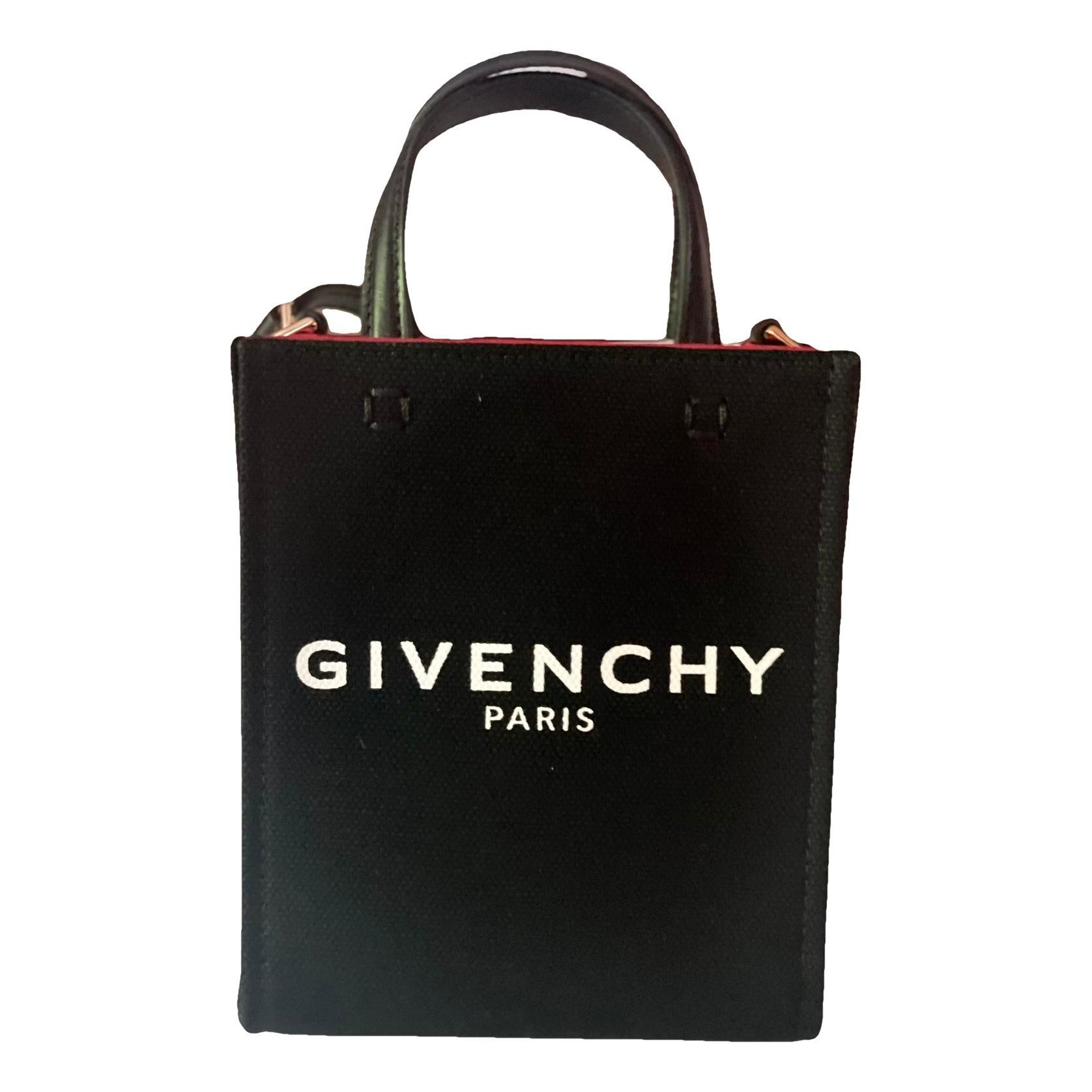 G Tote linen mini bag