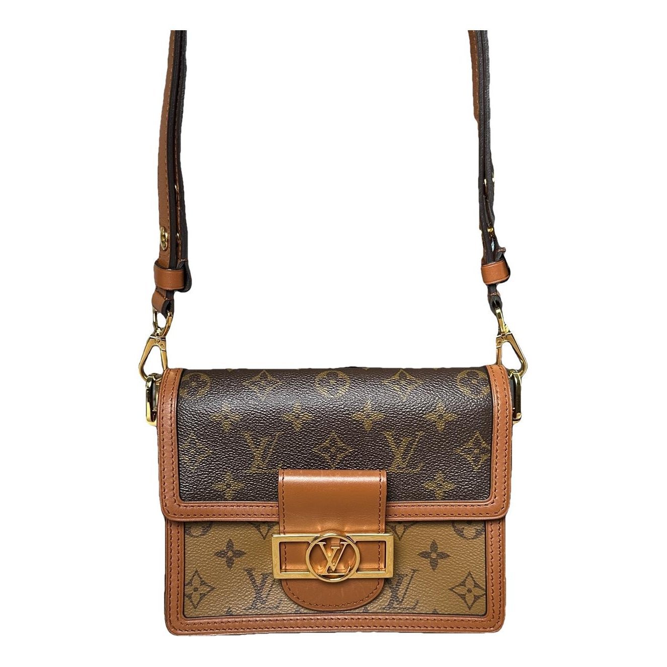 Dauphine leather handbag
