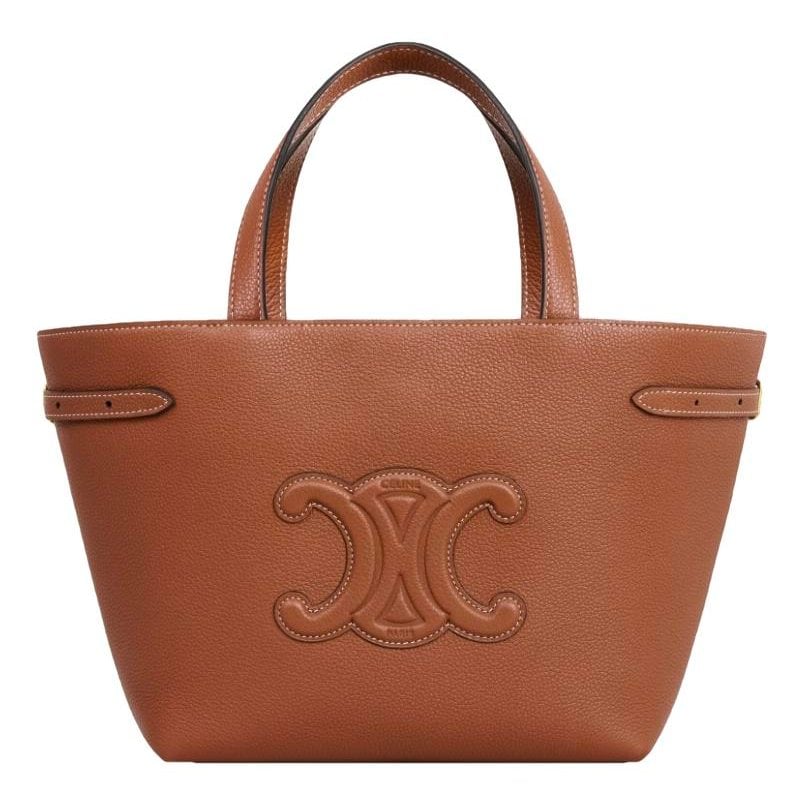 Leather tote