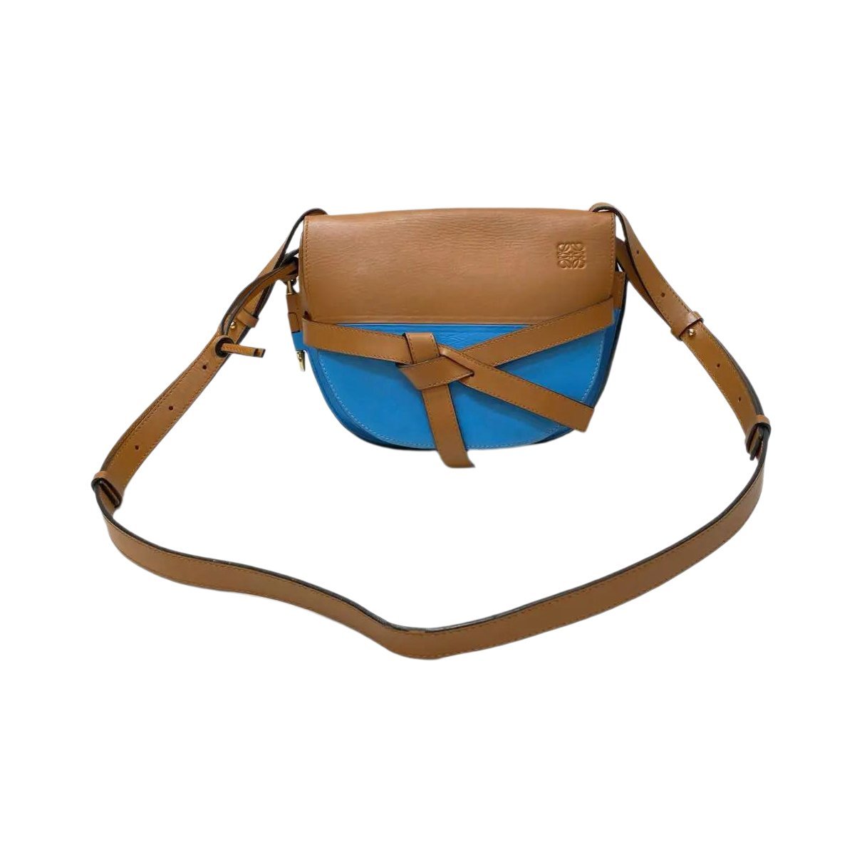 Gate leather crossbody bag
