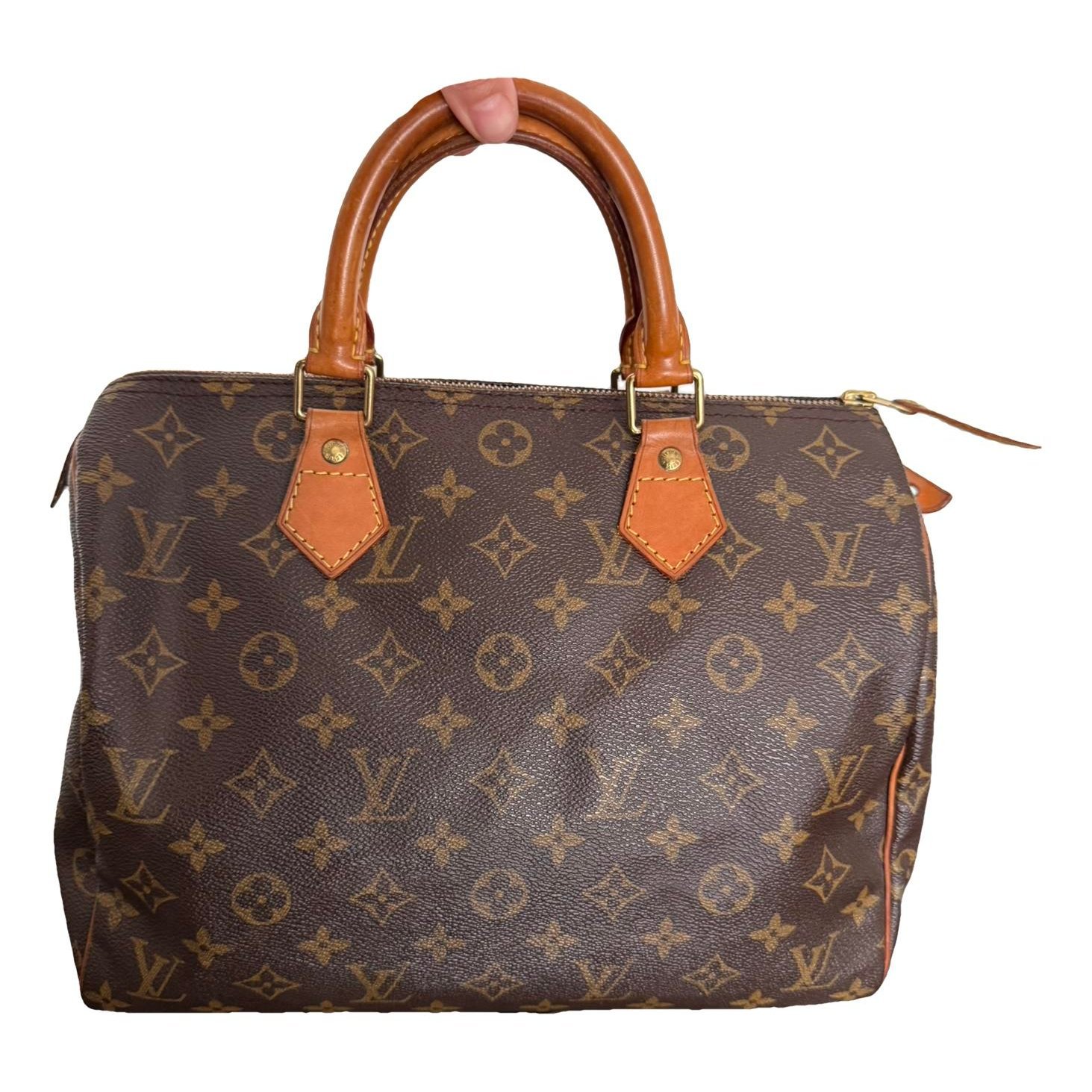 Speedy leather handbag