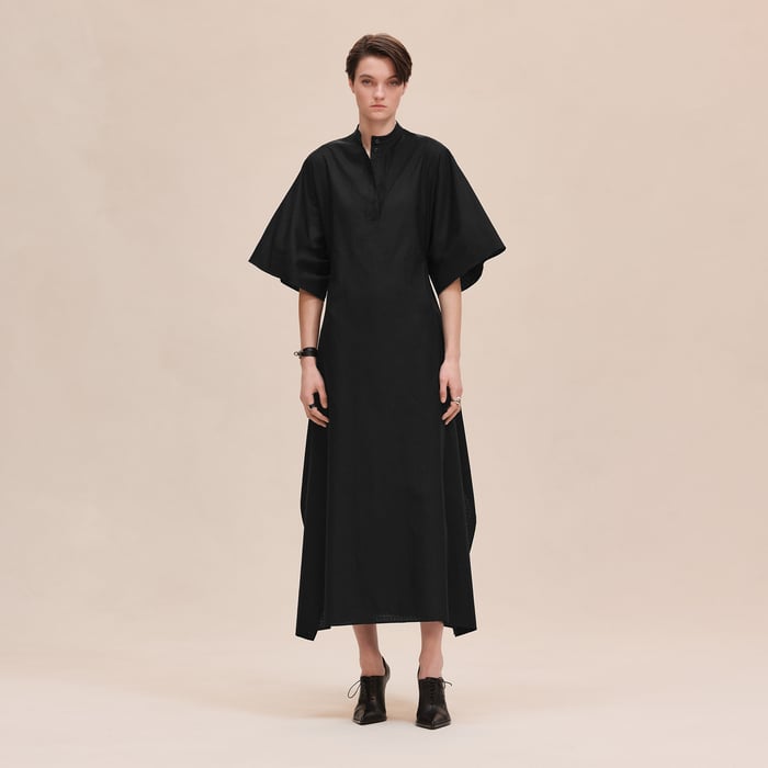 Noir "Mosaique" Prairie Dress